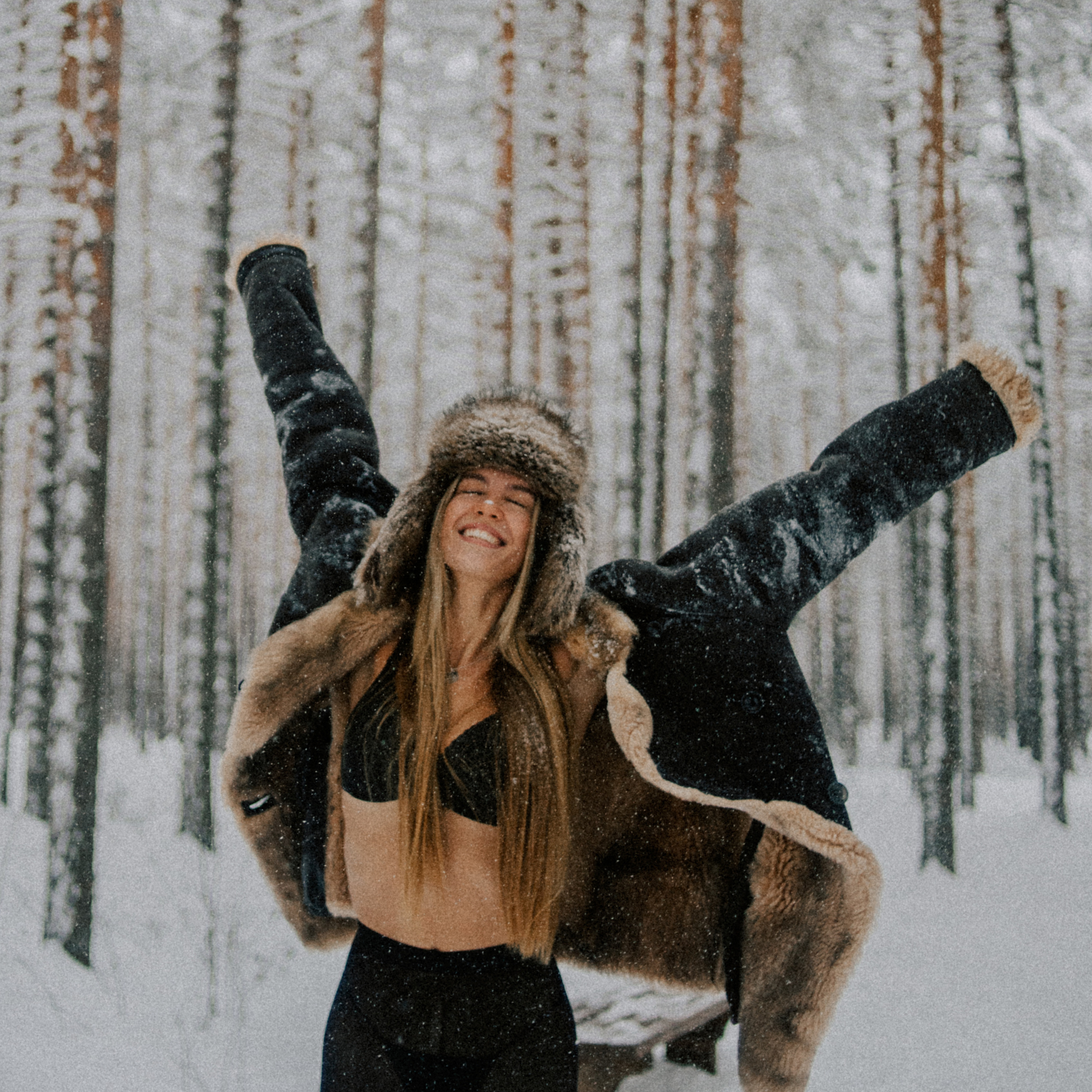 Зимняя прогулка в Сибири