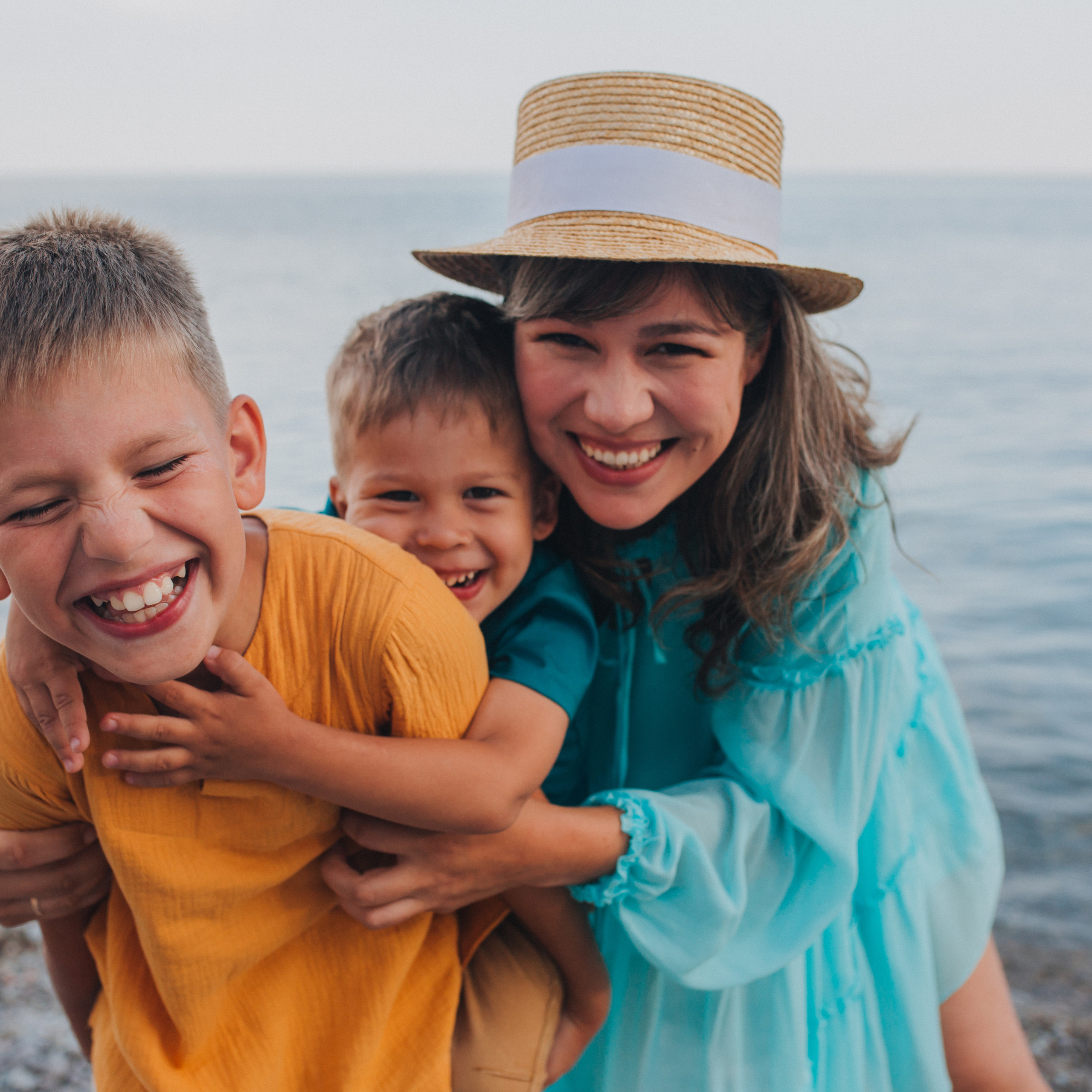 Римма с семьёй в Гаспре