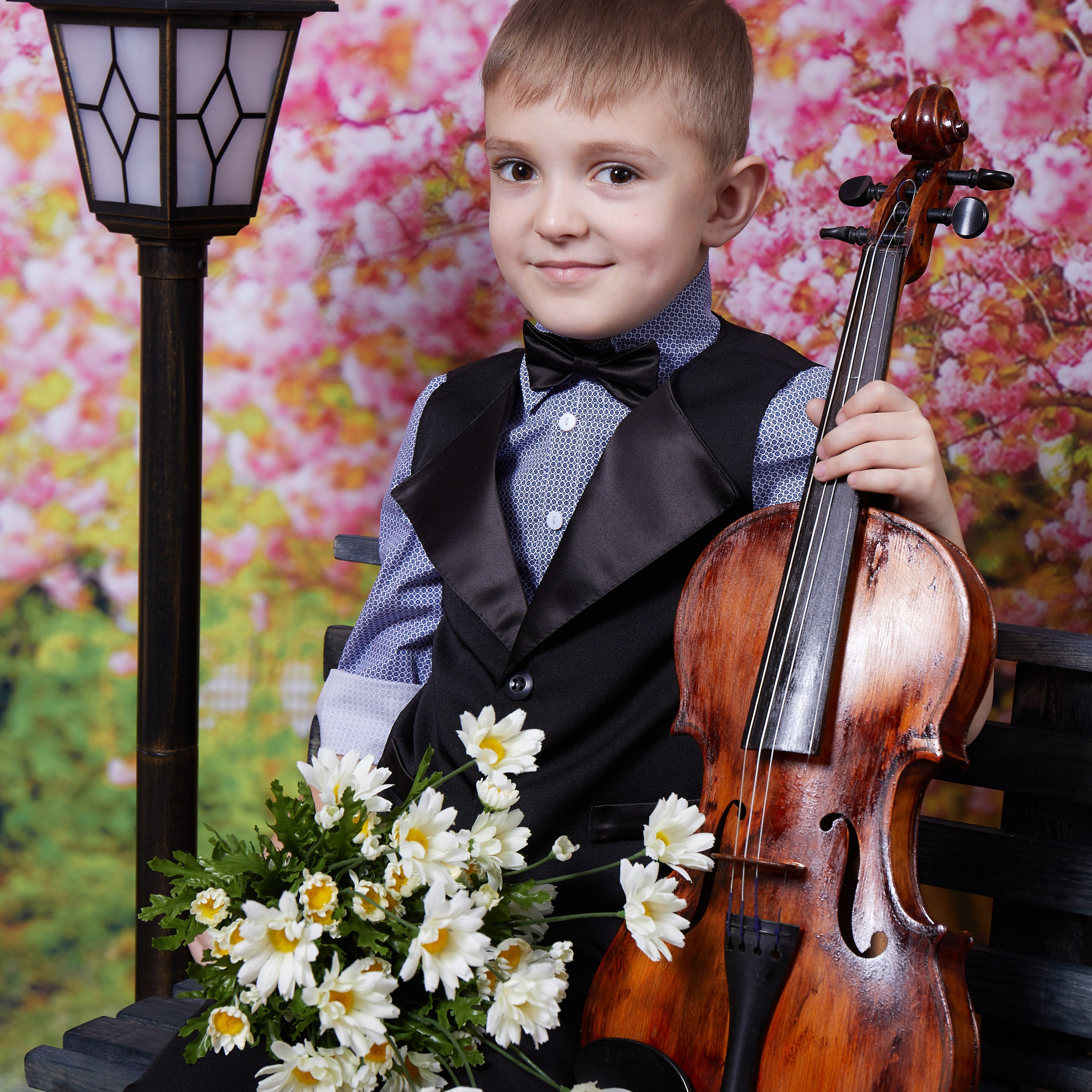 Со скрипкой