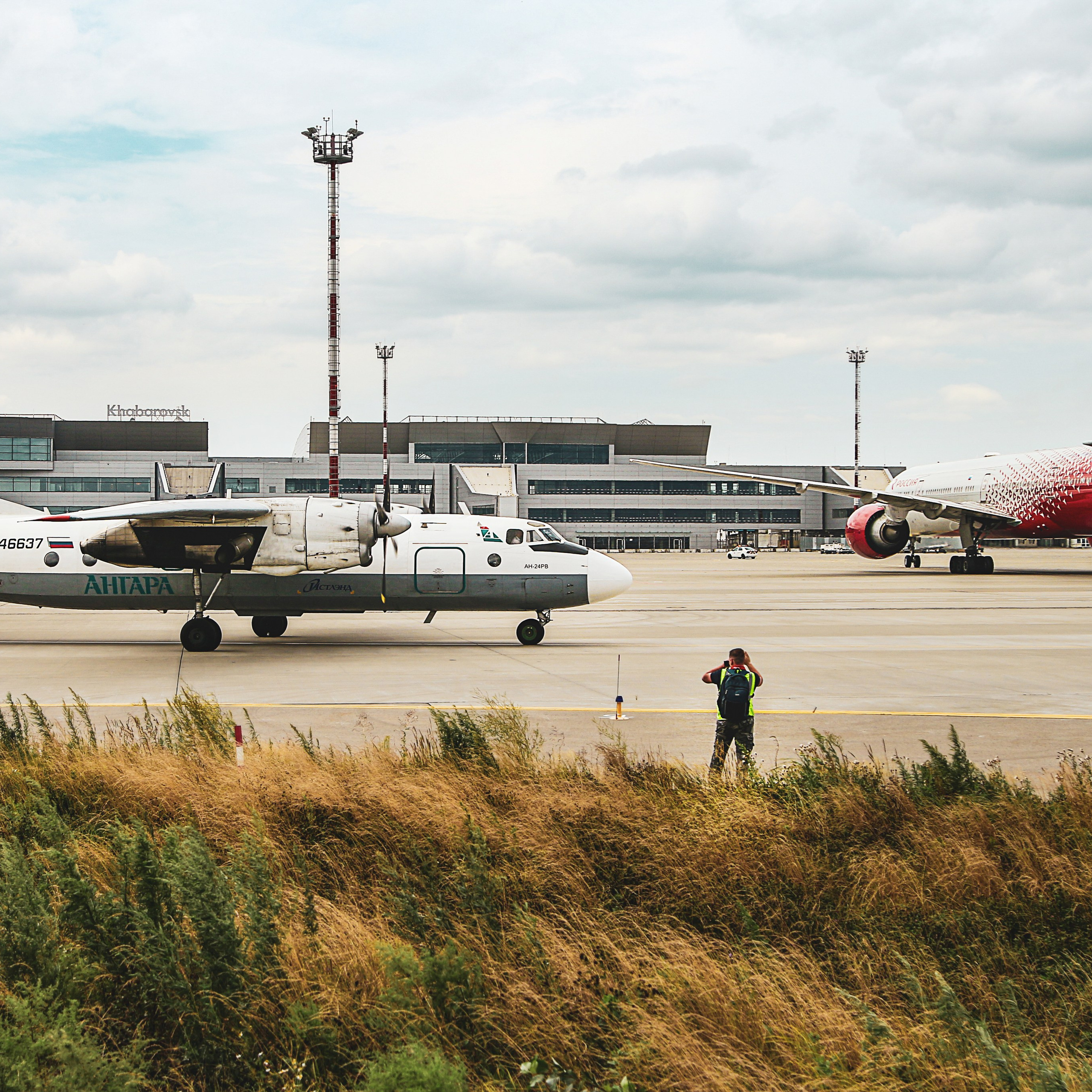 Споттинг аэропорт Хабаровска