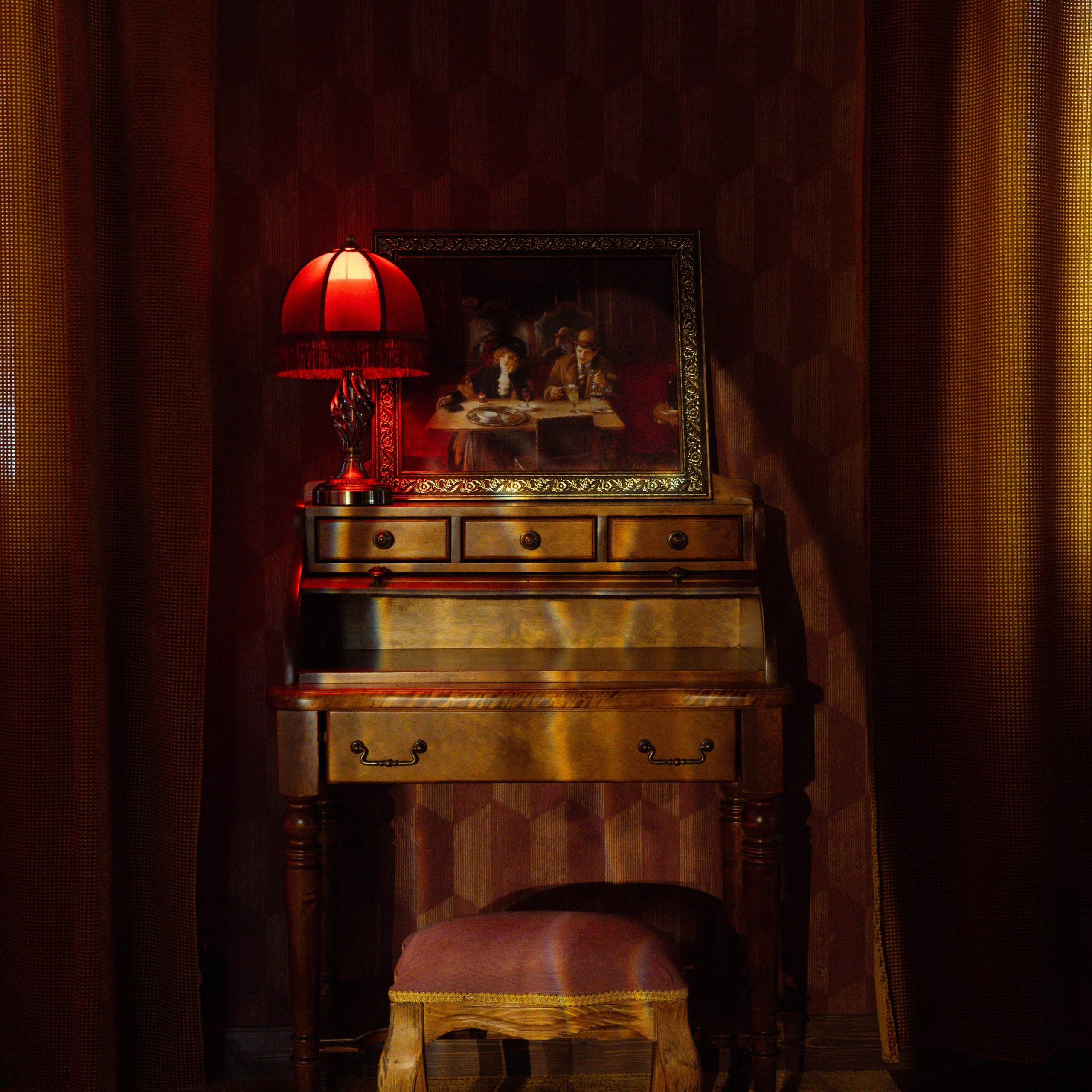 Retro photostudio interior