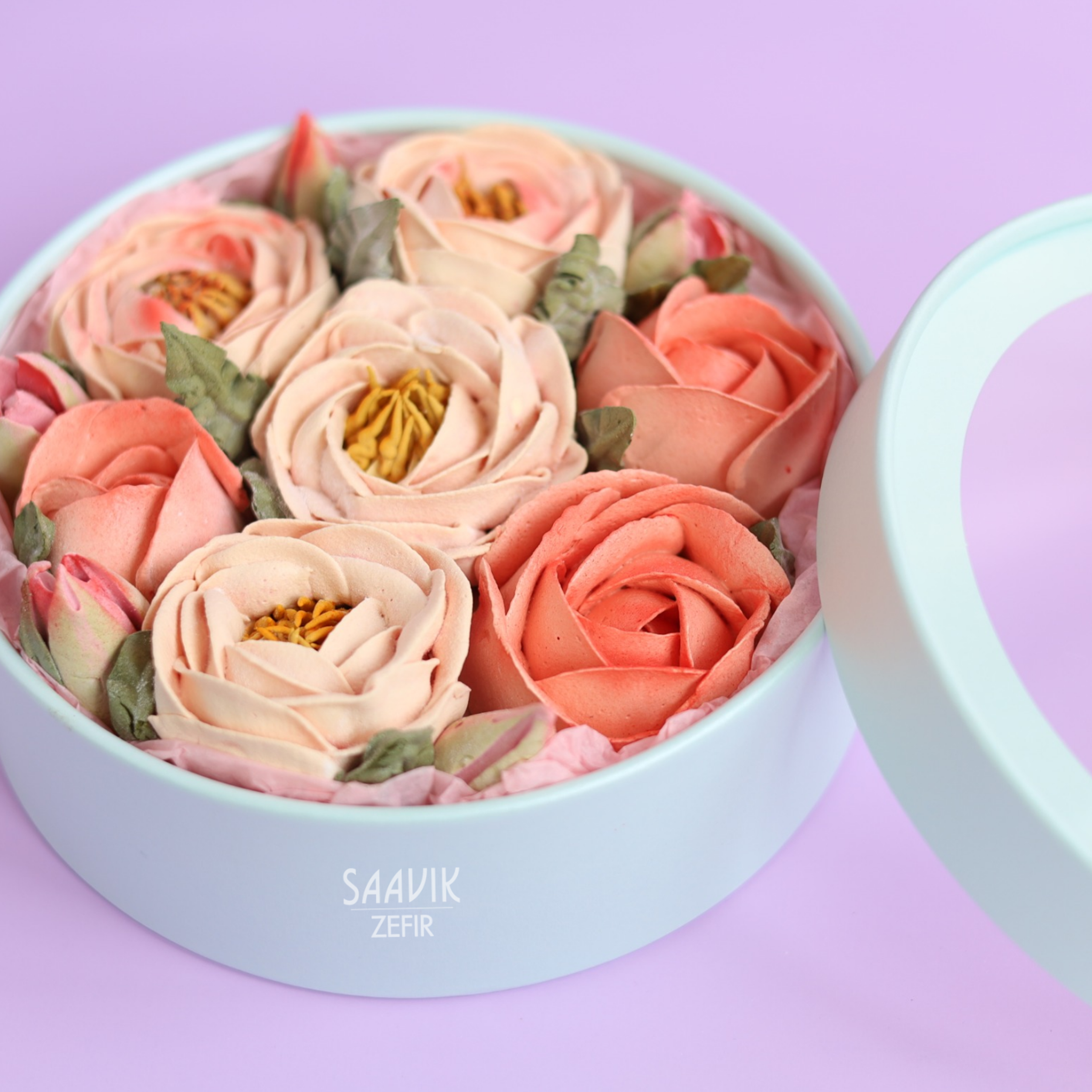 Зефир — кремовая флористика