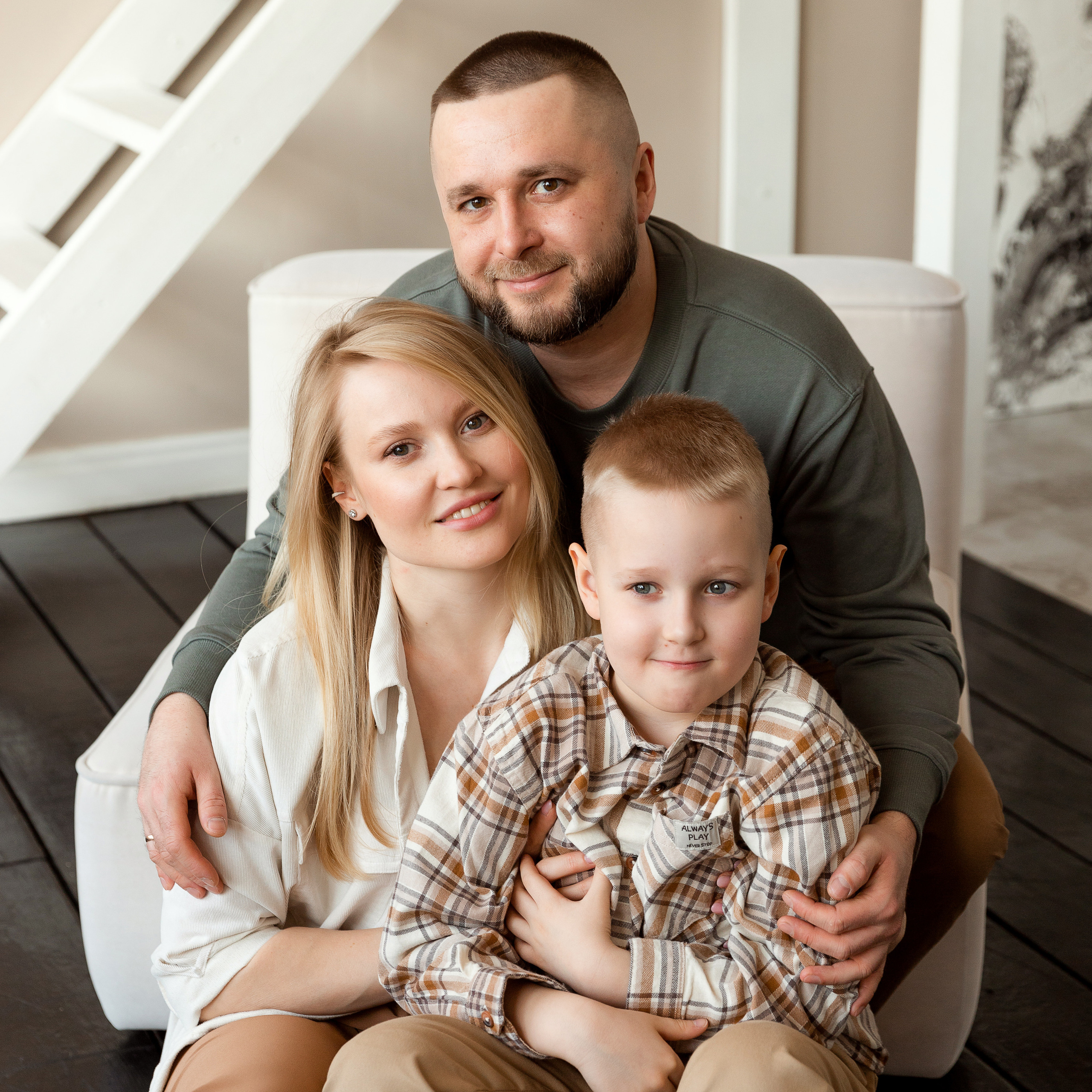 Семейная съемка с студии White Garden