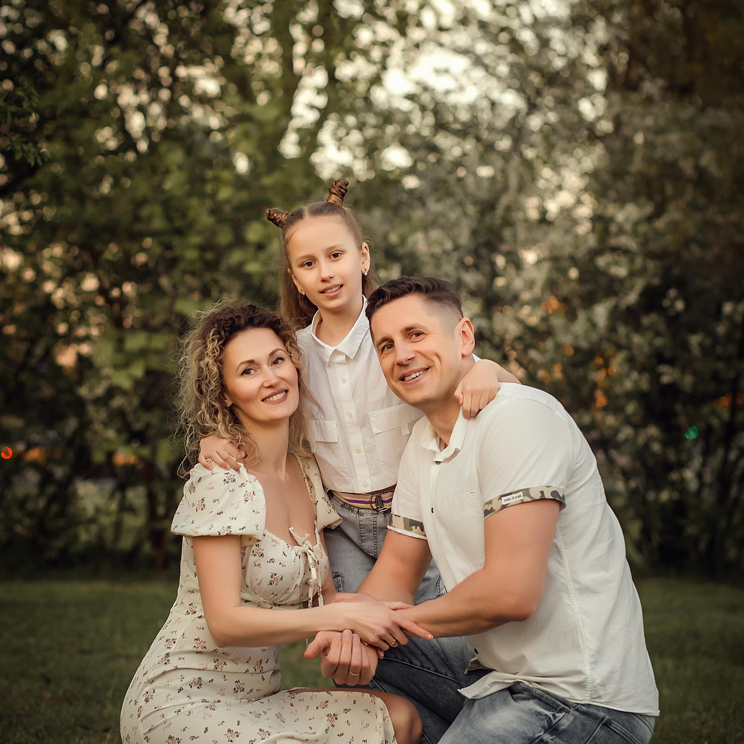 Катя и её семья