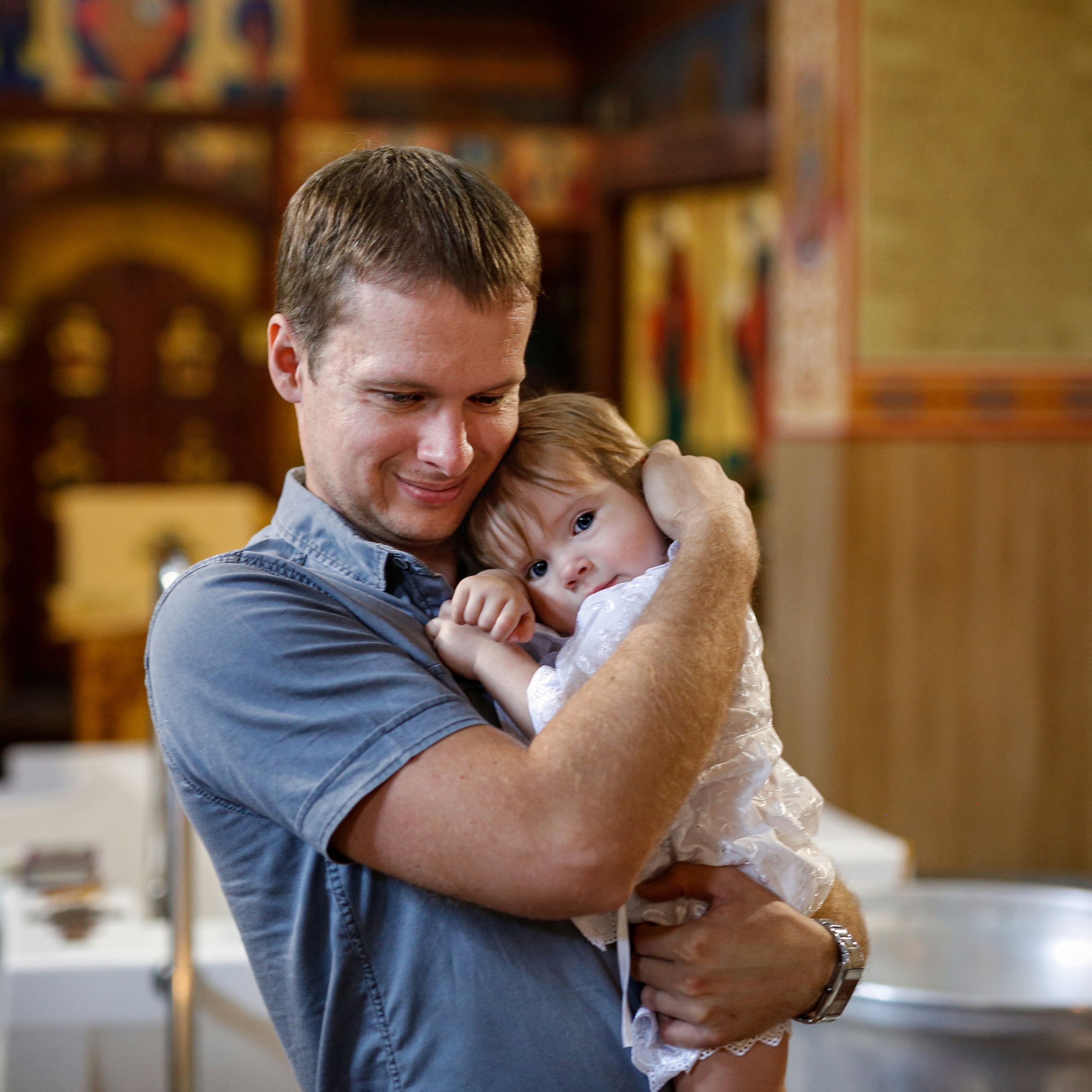 Александр. Крещение дочери