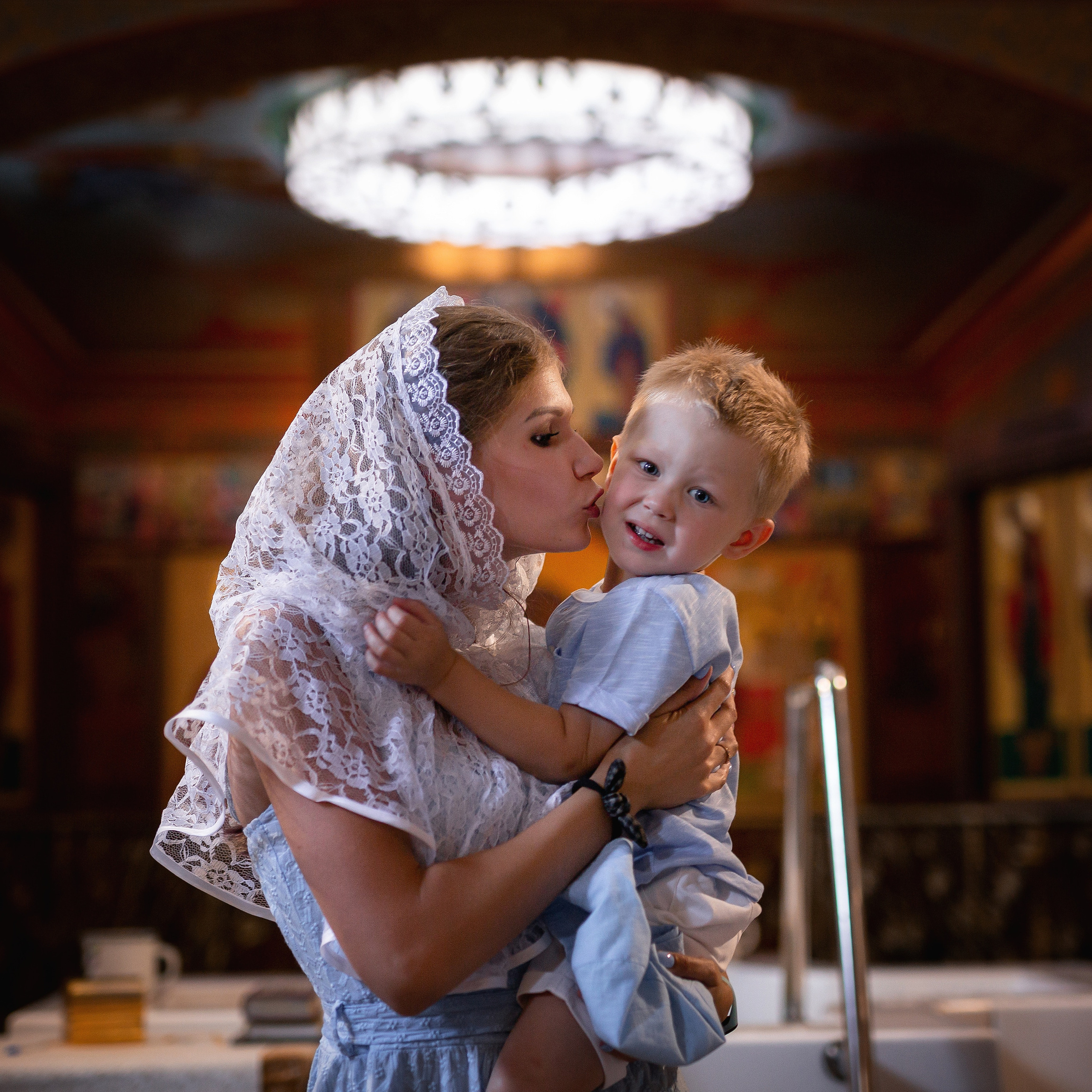 Вероника. Крещение сына