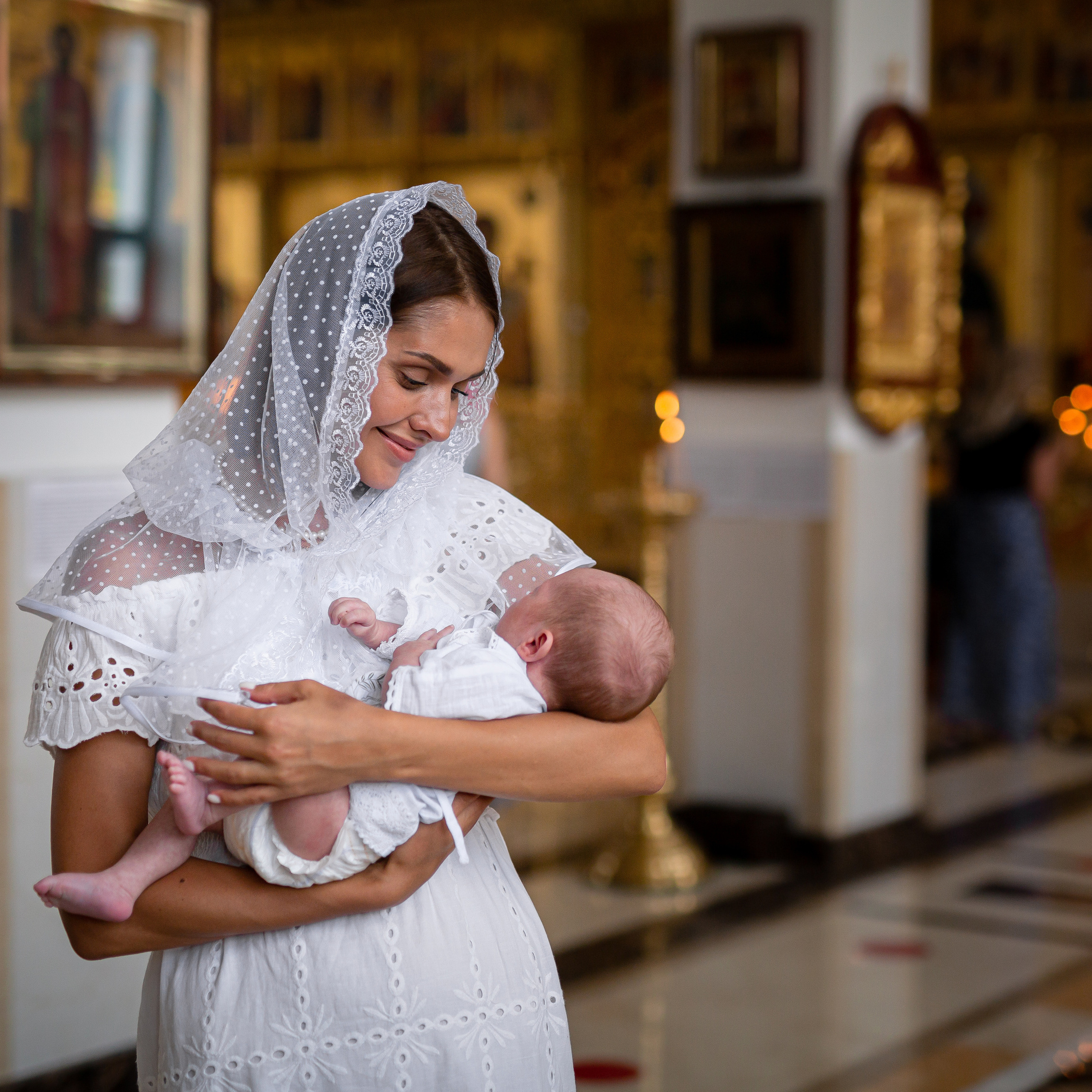 Диана. Крещение сына