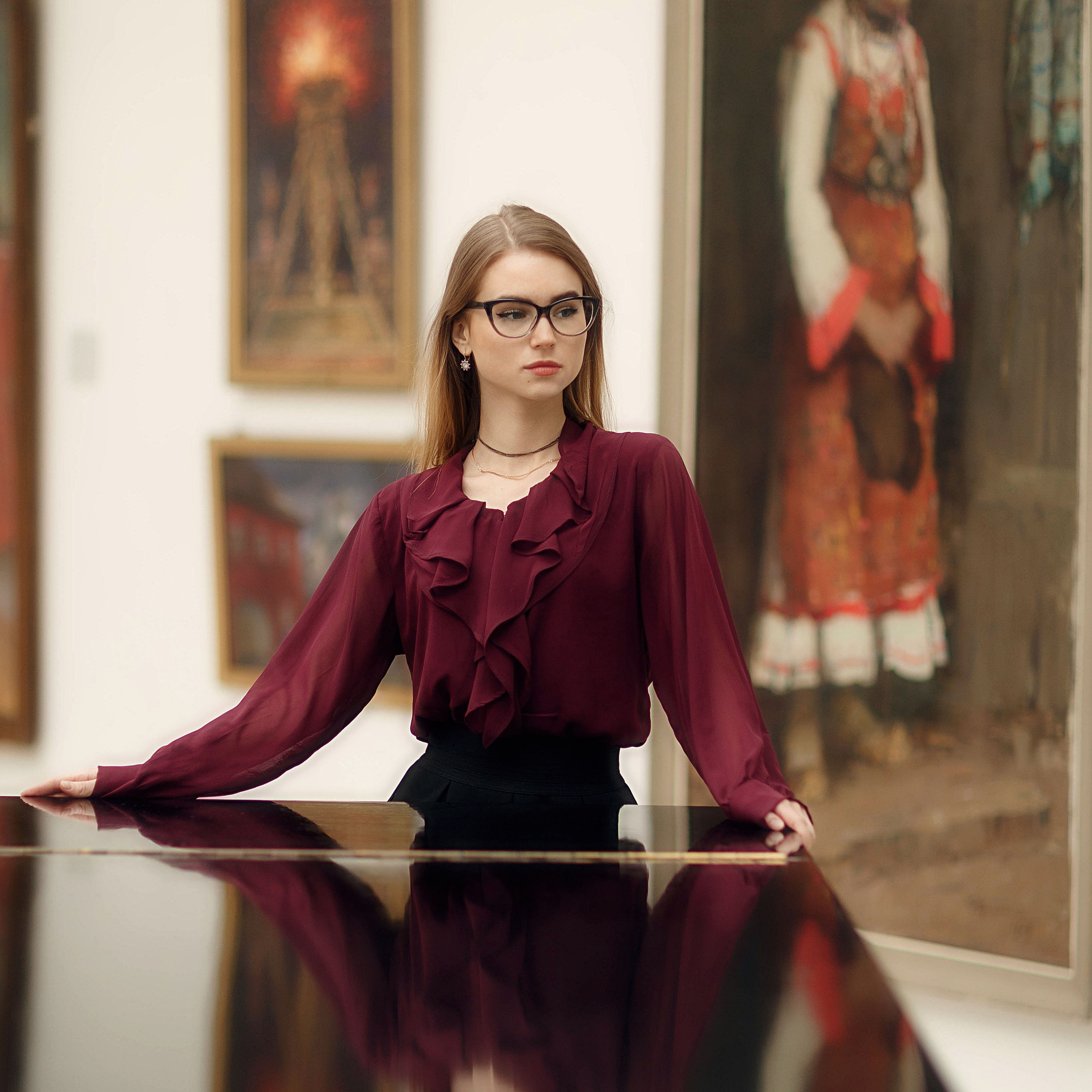 Фотосессия с&nbsp;Машей в&nbsp;Чувашском художественном музее