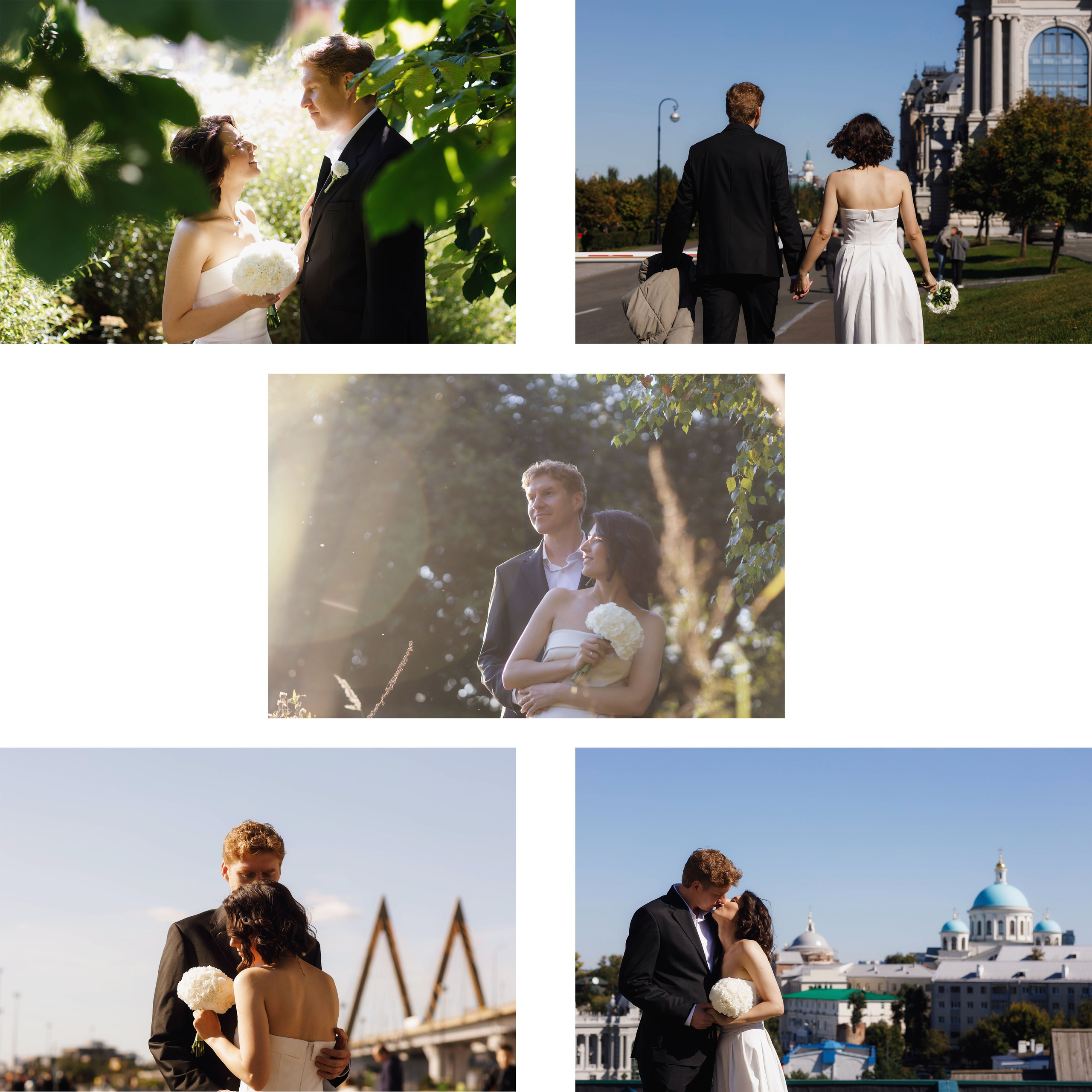 Владимир и Дания. Свадебная фотосессия в Казани.