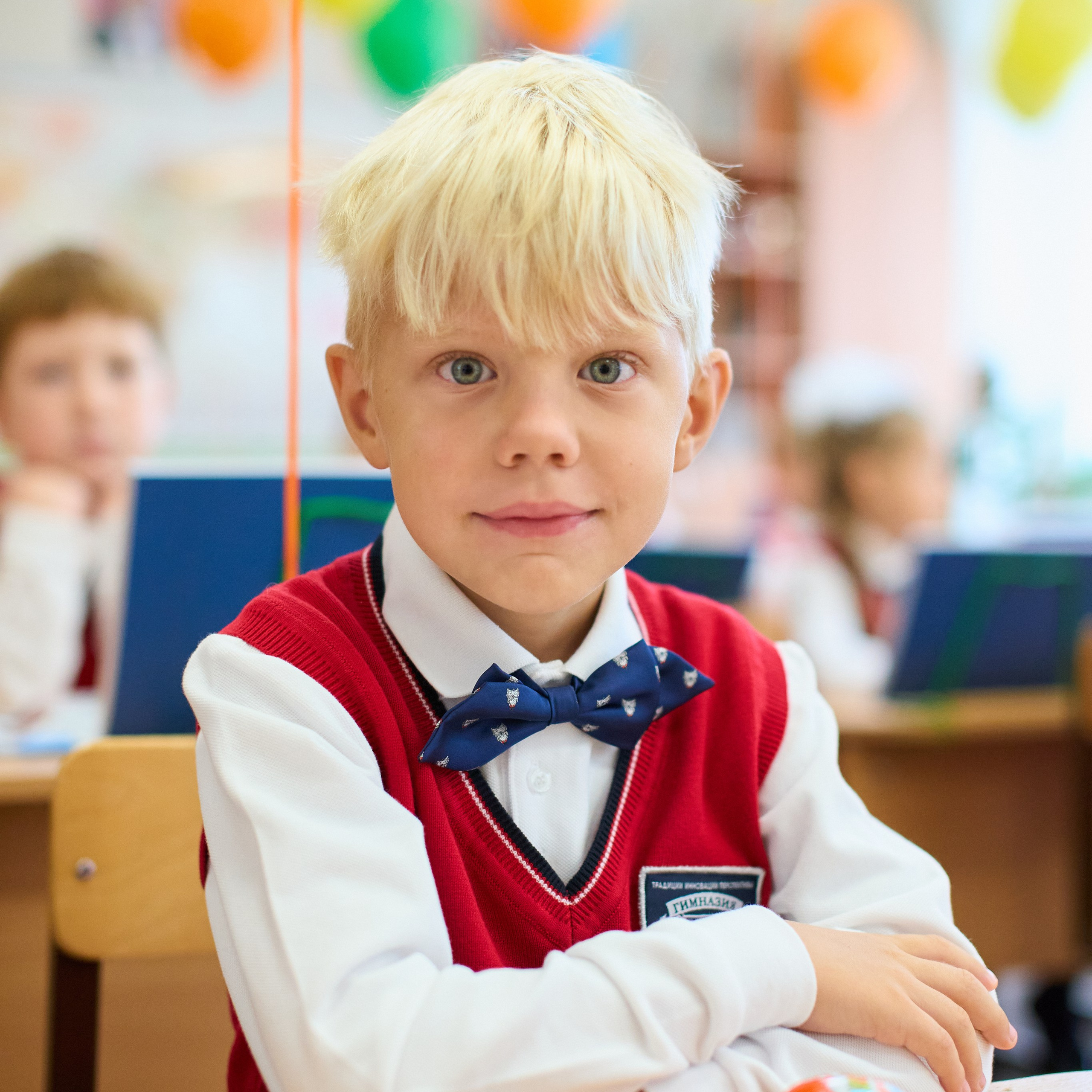 Первоклашки. 10 Гимназия, 2025 год. Репортажный и женский фотограф в Новосибирске