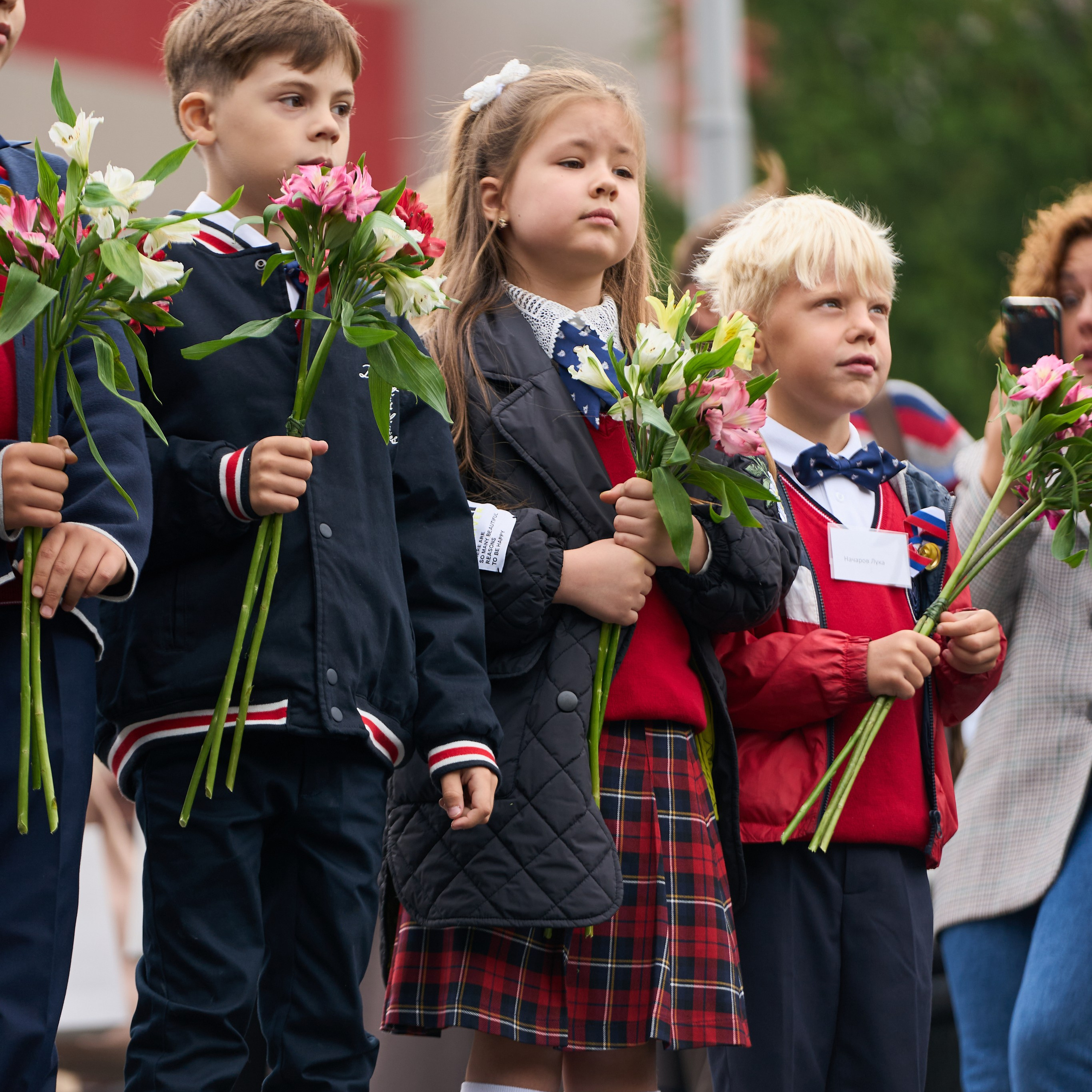 Первоклашки. 10 Гимназия, 2025 год. Репортажный и женский фотограф в Новосибирске