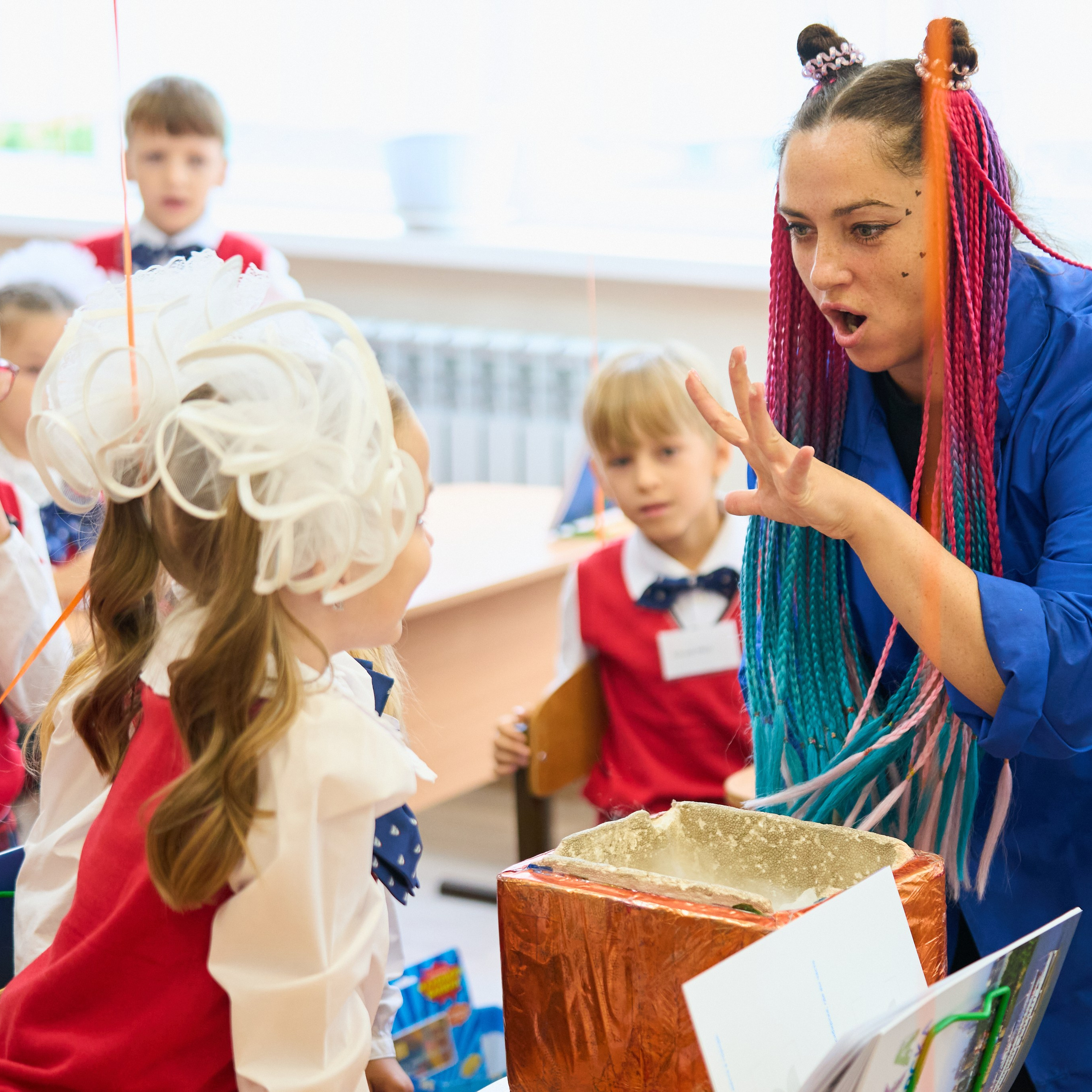 Первоклашки. 10 Гимназия, 2025 год. Репортажный и женский фотограф в Новосибирске