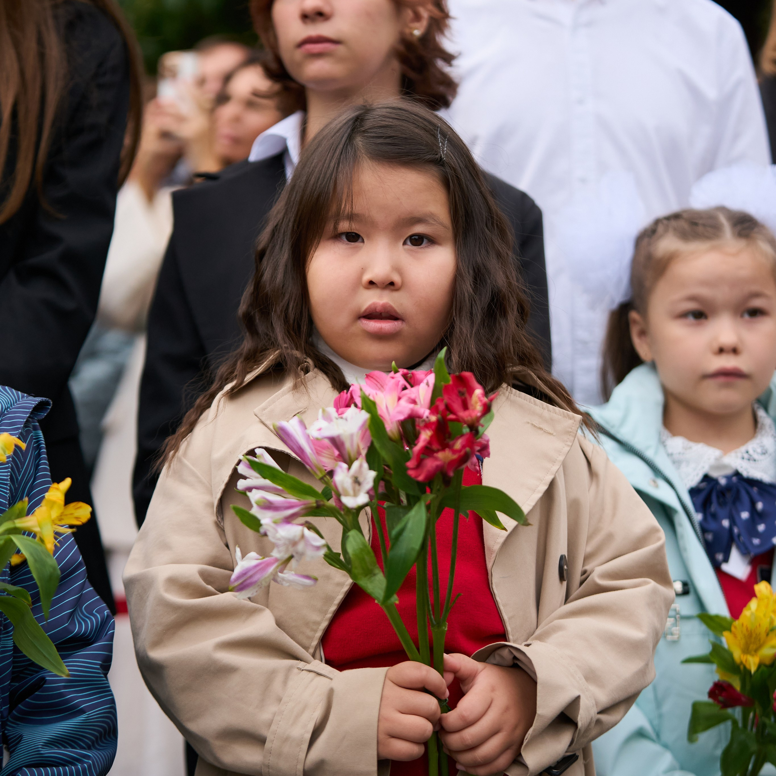 Первоклашки. 10 Гимназия, 2025 год. Репортажный и женский фотограф в Новосибирске