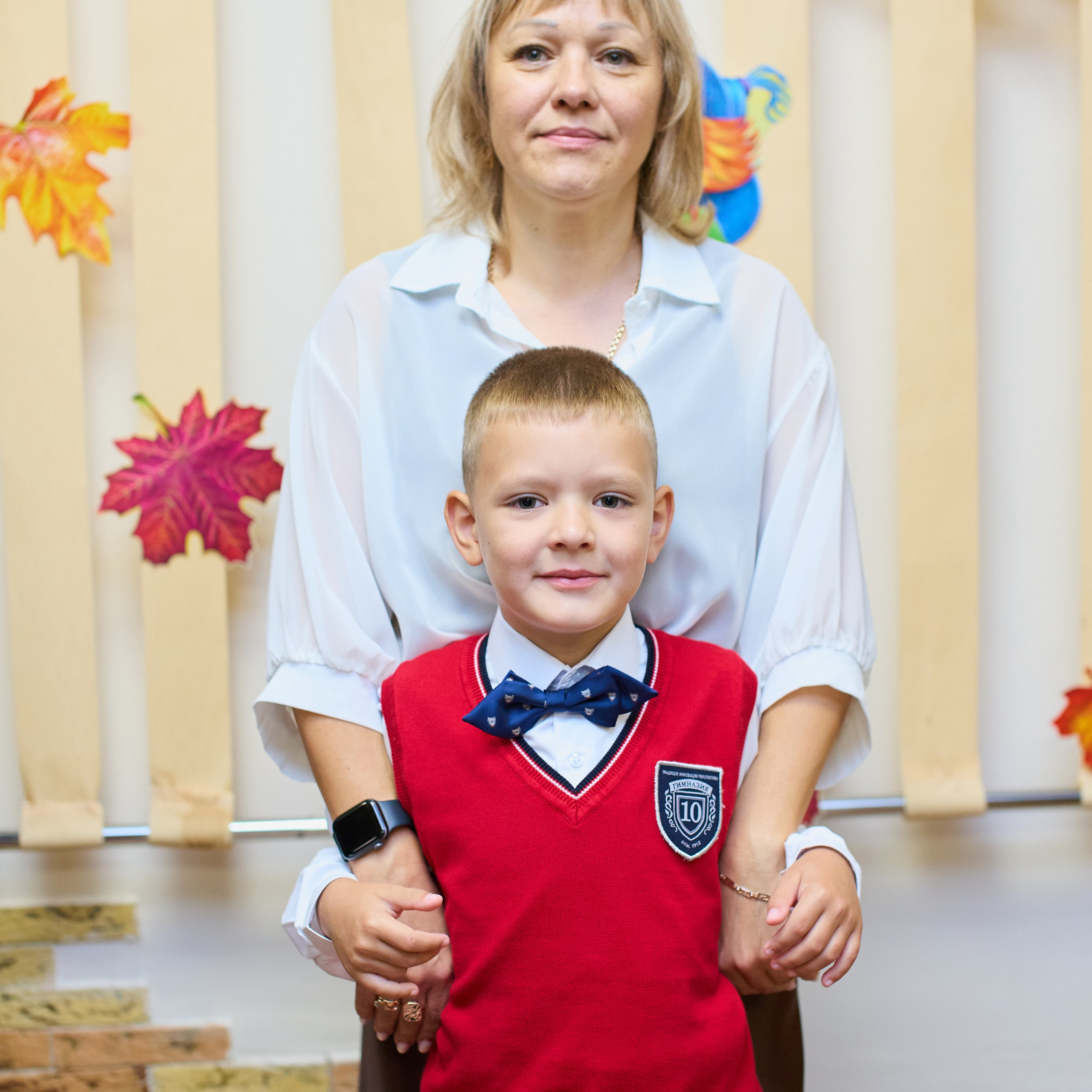 Первоклашки. 10 Гимназия, 2025 год. Репортажный и женский фотограф в Новосибирске