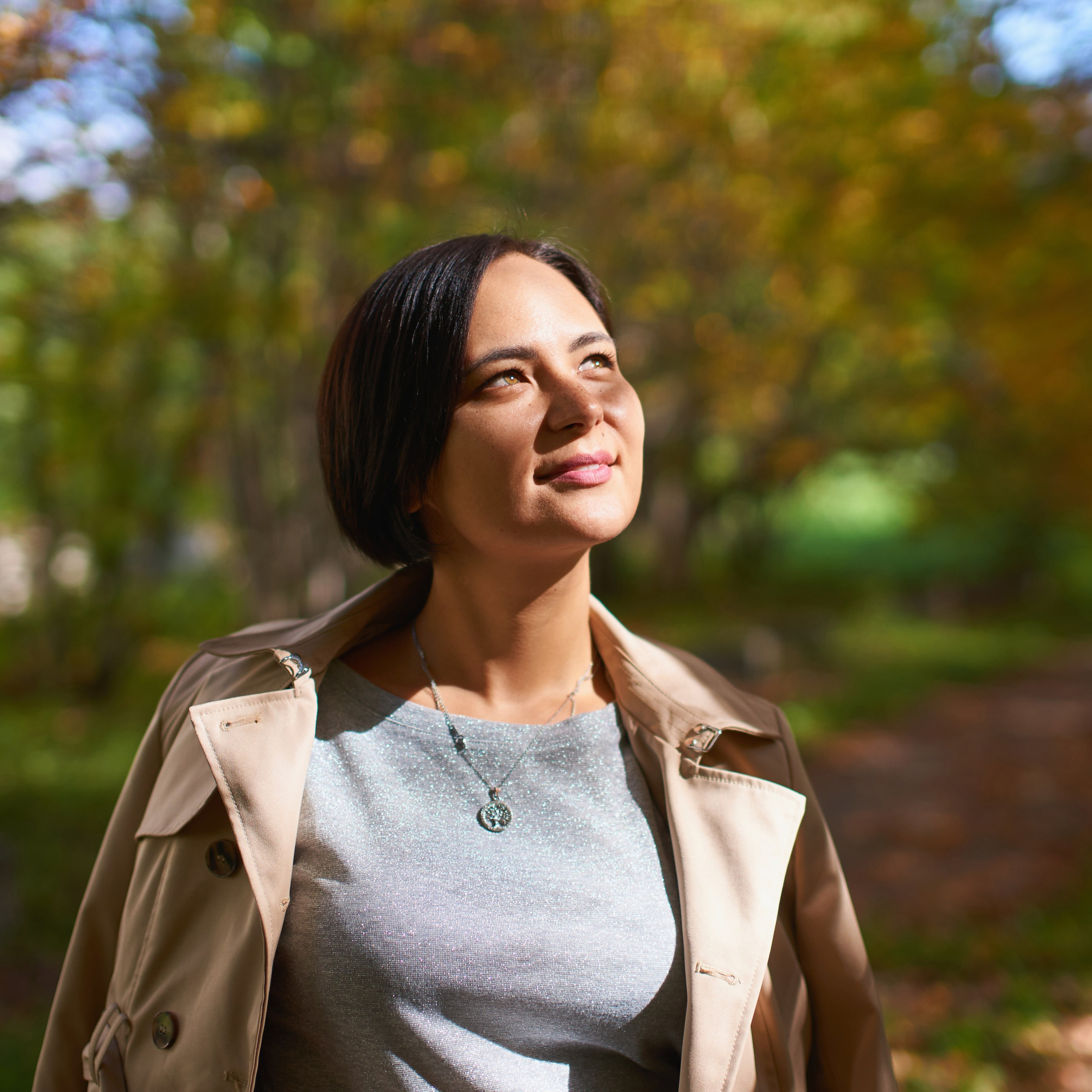 Осенние портреты в городе для Насти