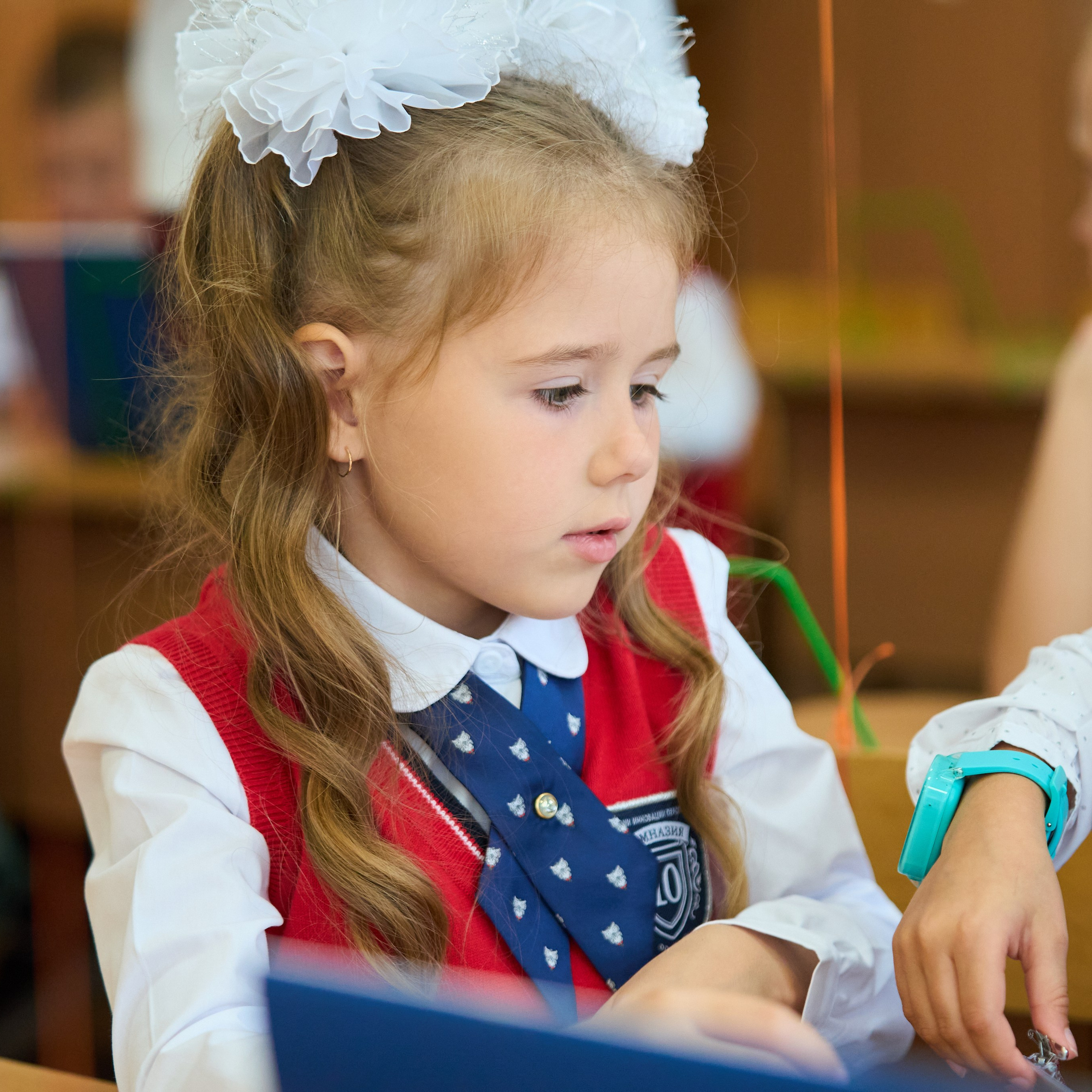 Первоклашки. 10 Гимназия, 2025 год. Репортажный и женский фотограф в Новосибирске