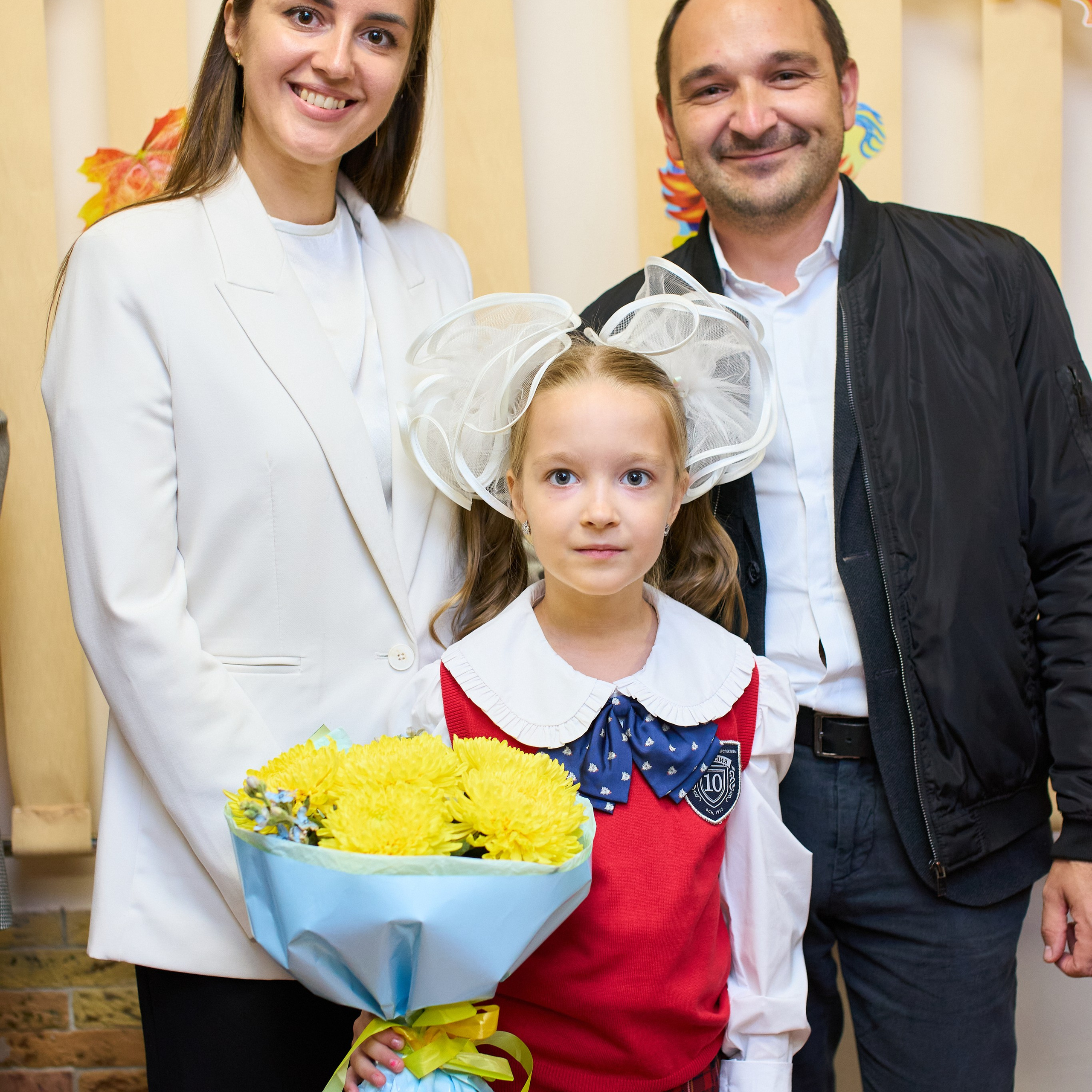 Первоклашки. 10 Гимназия, 2025 год. Репортажный и женский фотограф в Новосибирске