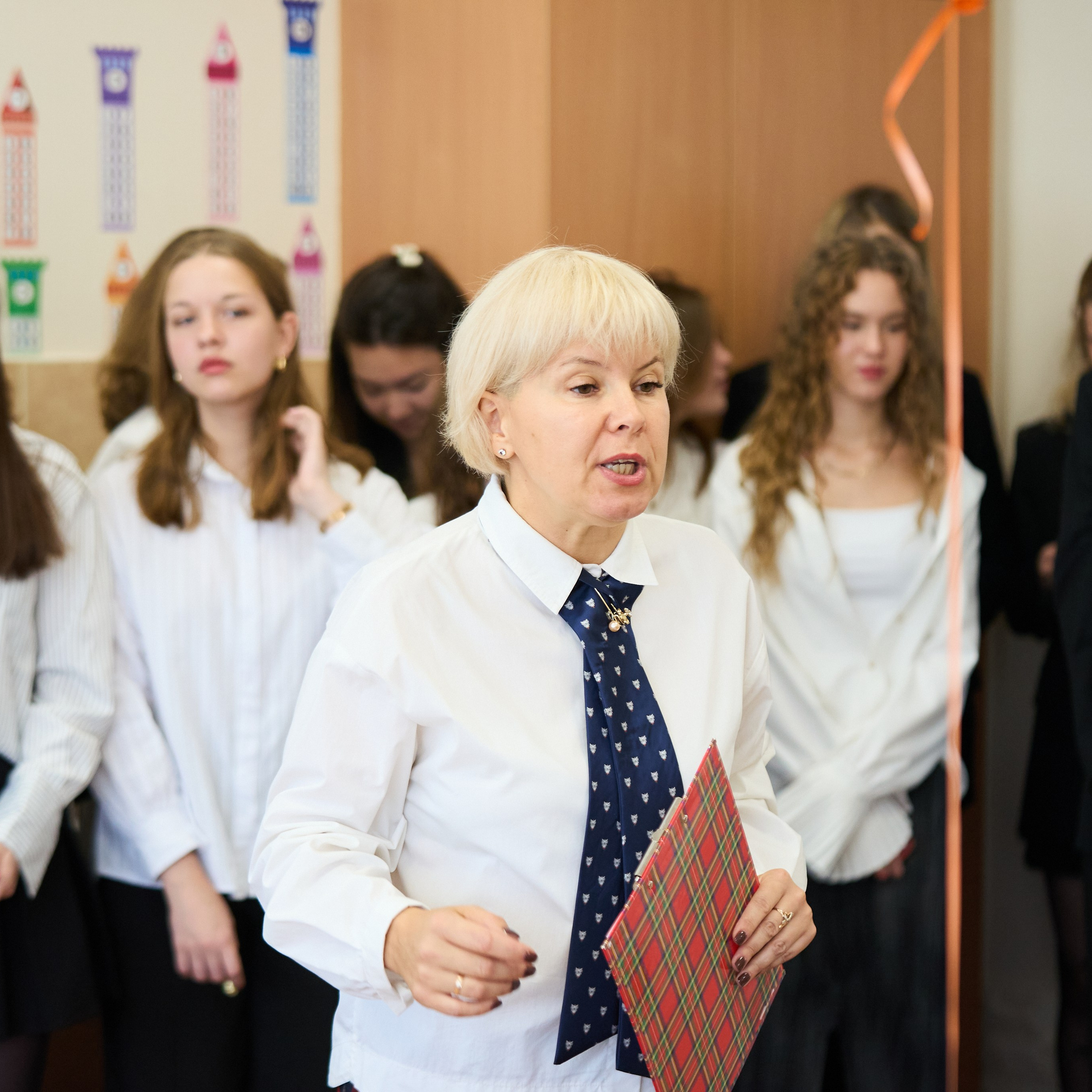 Первоклашки. 10 Гимназия, 2025 год. Репортажный и женский фотограф в Новосибирске