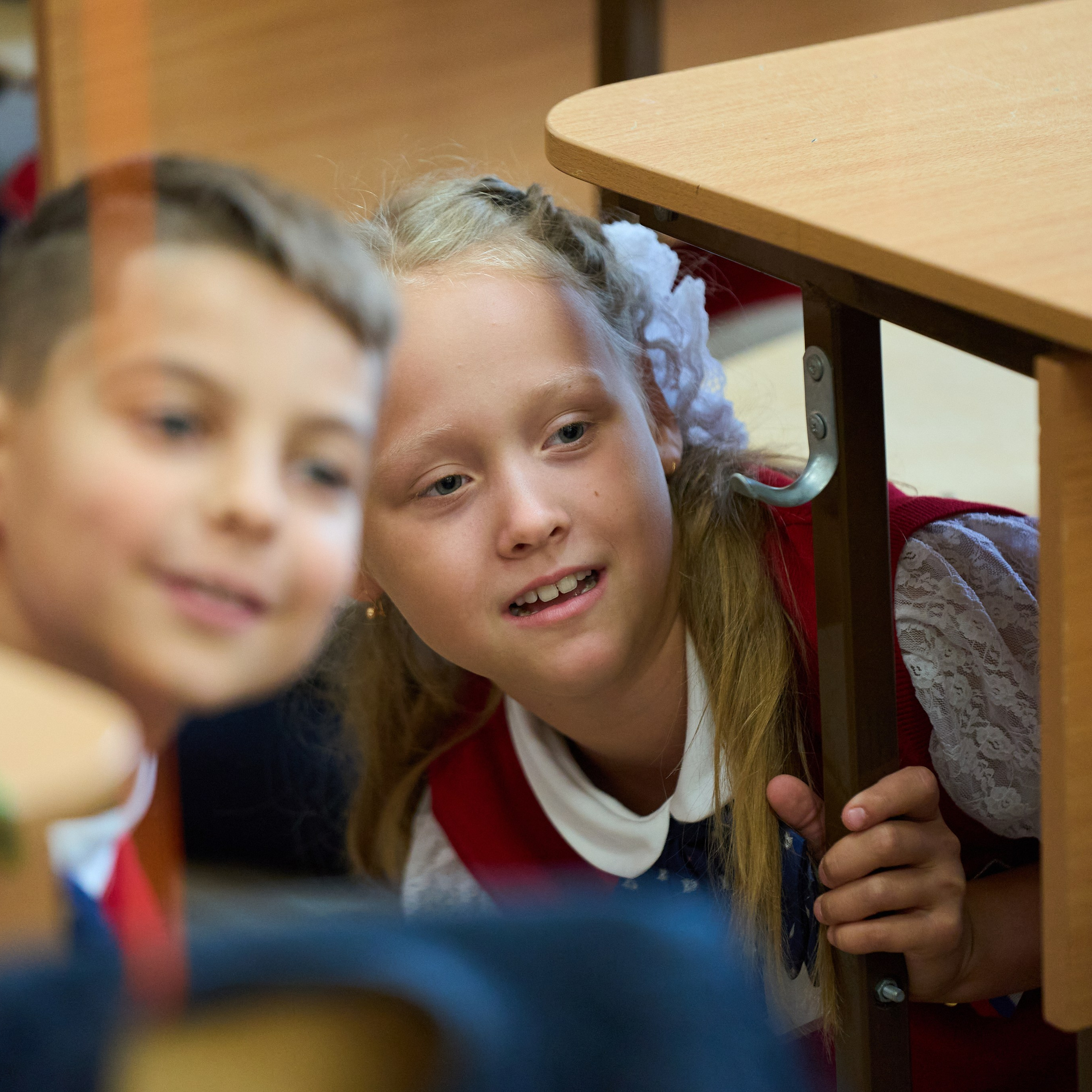 Первоклашки. 10 Гимназия, 2025 год. Репортажный и женский фотограф в Новосибирске