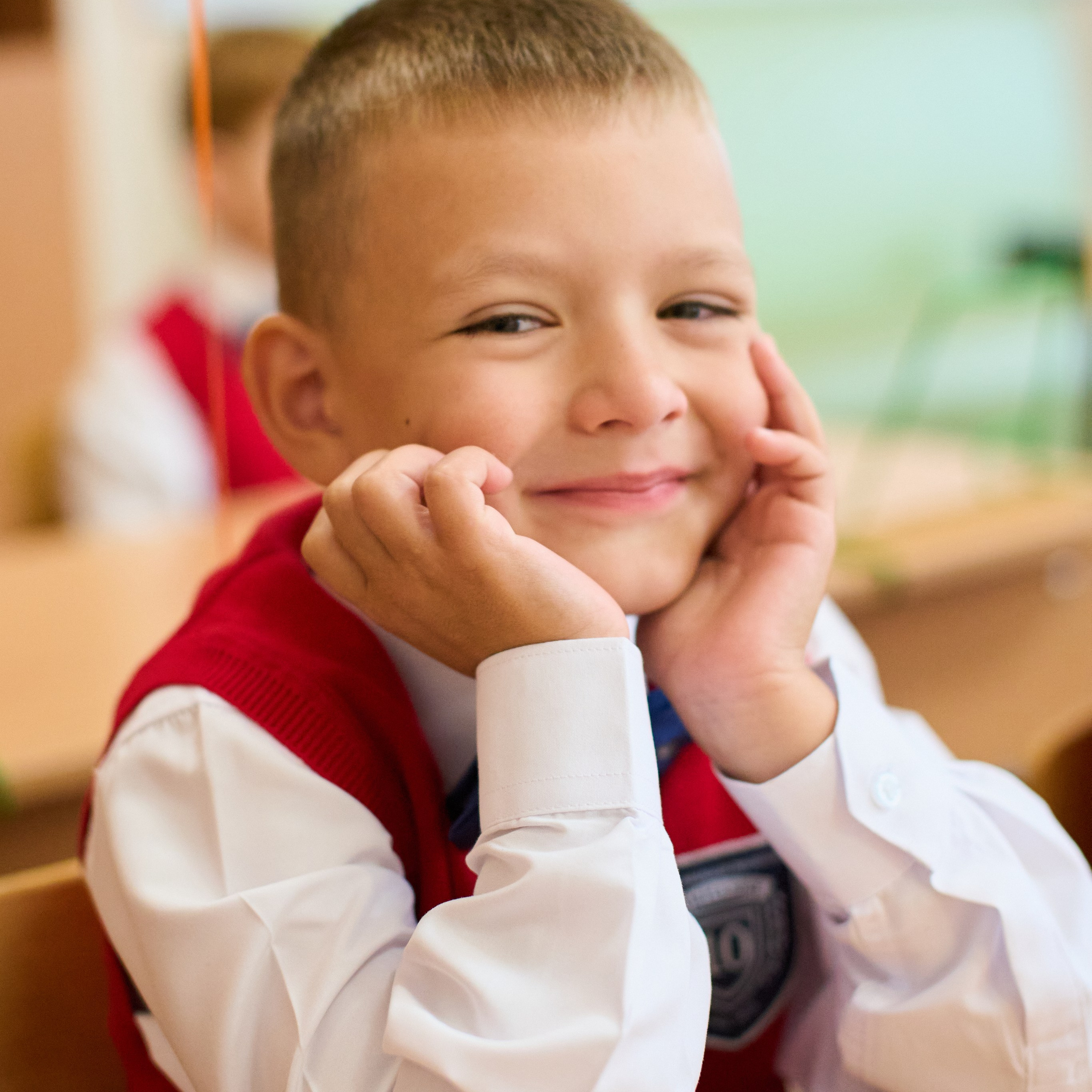 Первоклашки. 10 Гимназия, 2025 год. Репортажный и женский фотограф в Новосибирске