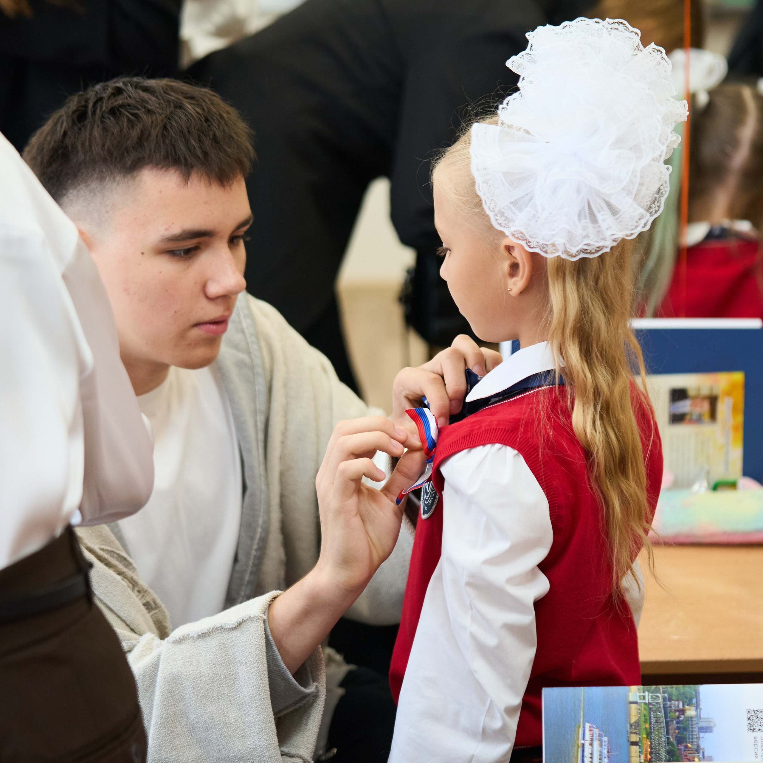 Первоклашки. 10 Гимназия, 2025 год. Репортажный и женский фотограф в Новосибирске