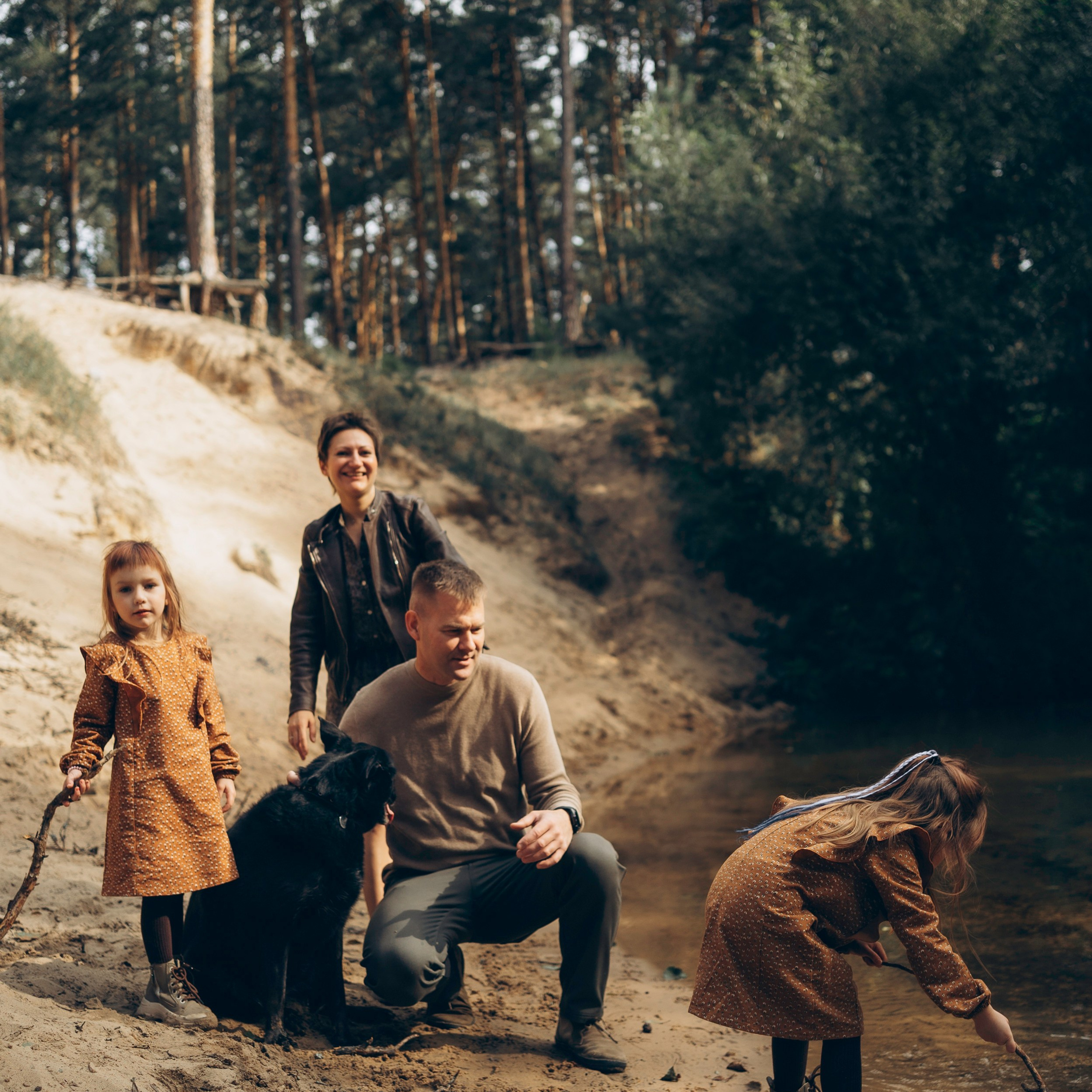 Семейная история на природе