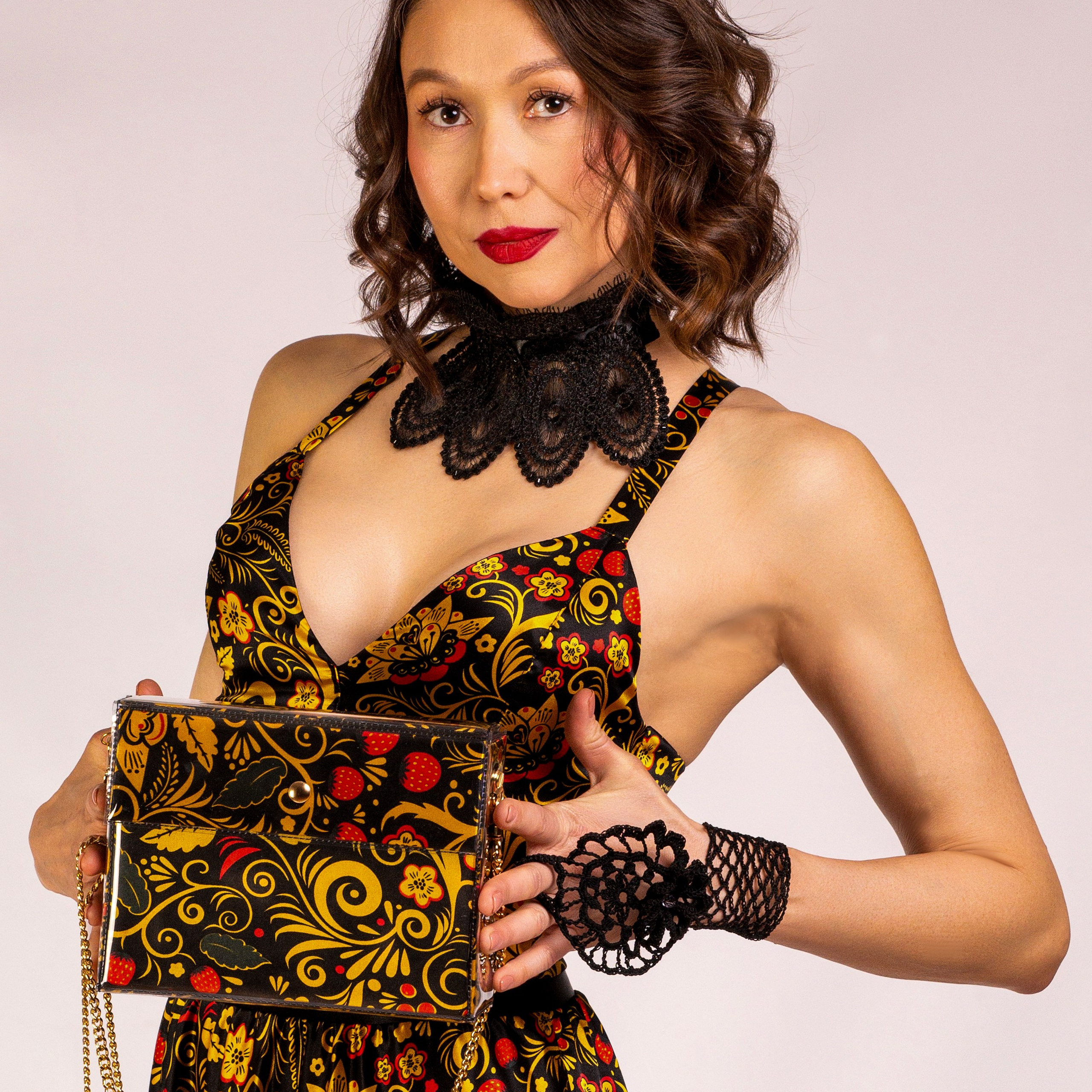 Сумочка хохлома. Бренд одежды IriS