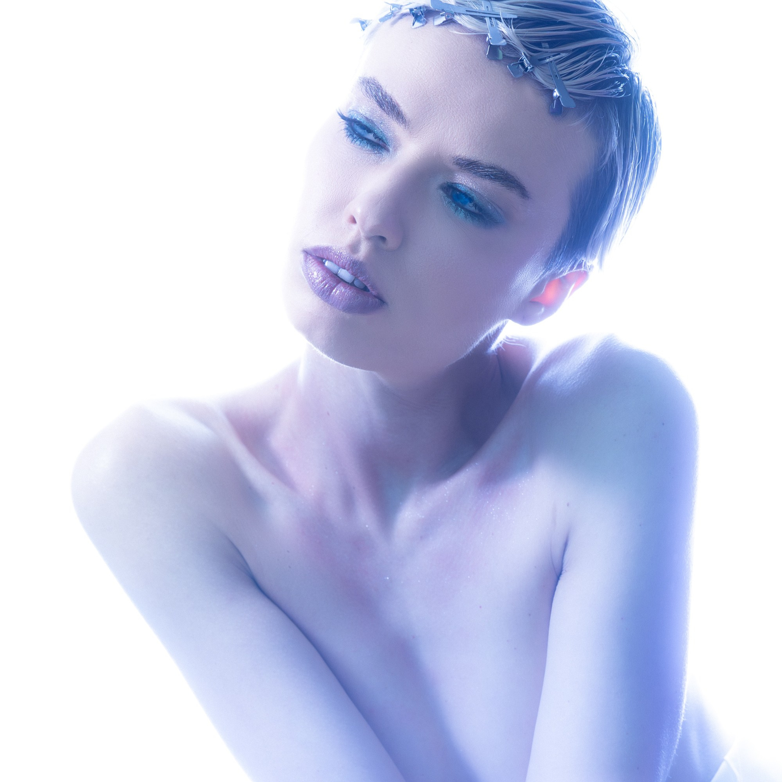 Winter story in cold colors and impressions. Denis Borovskikh photographer fine art fashion