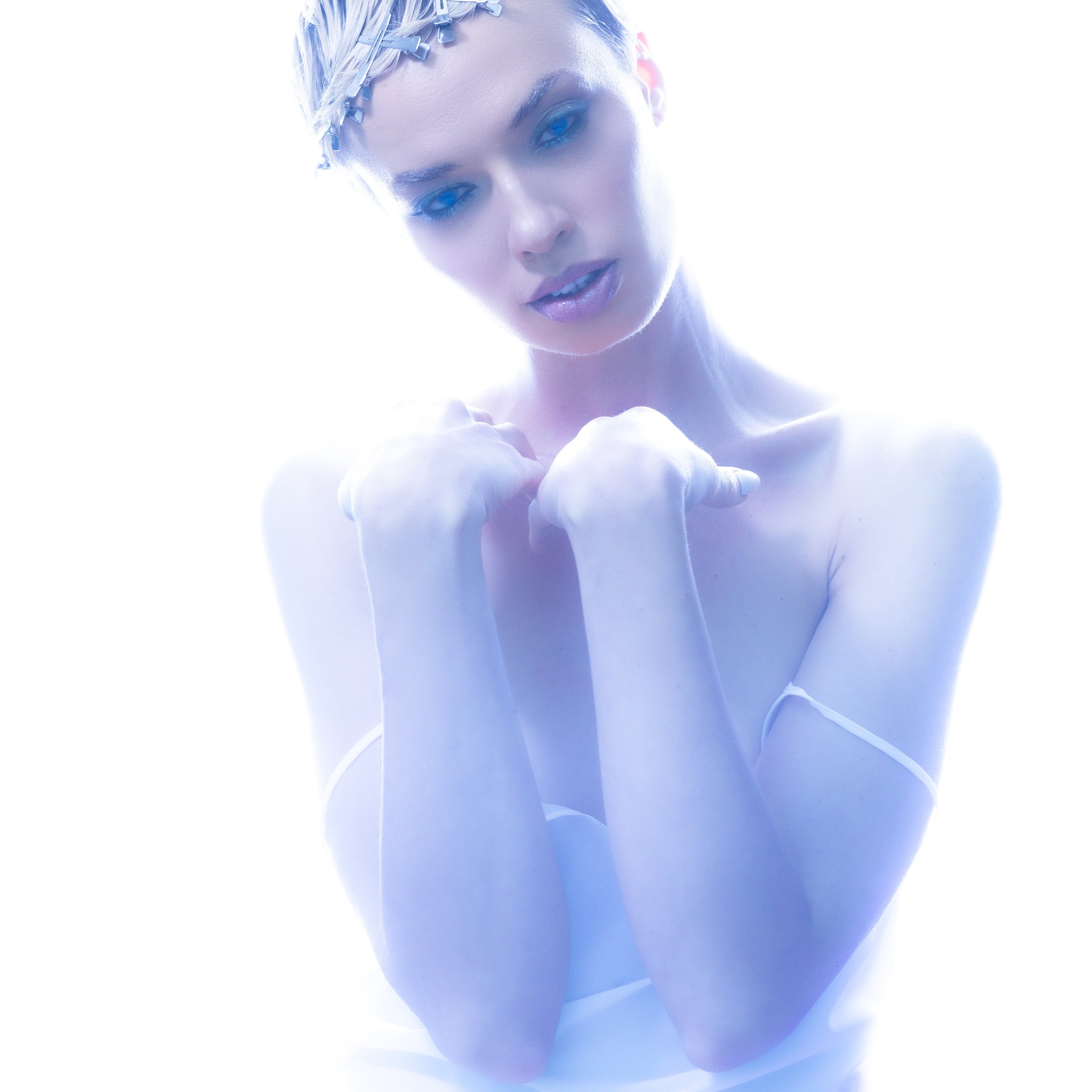 Winter story in cold colors and impressions. Denis Borovskikh photographer fine art fashion