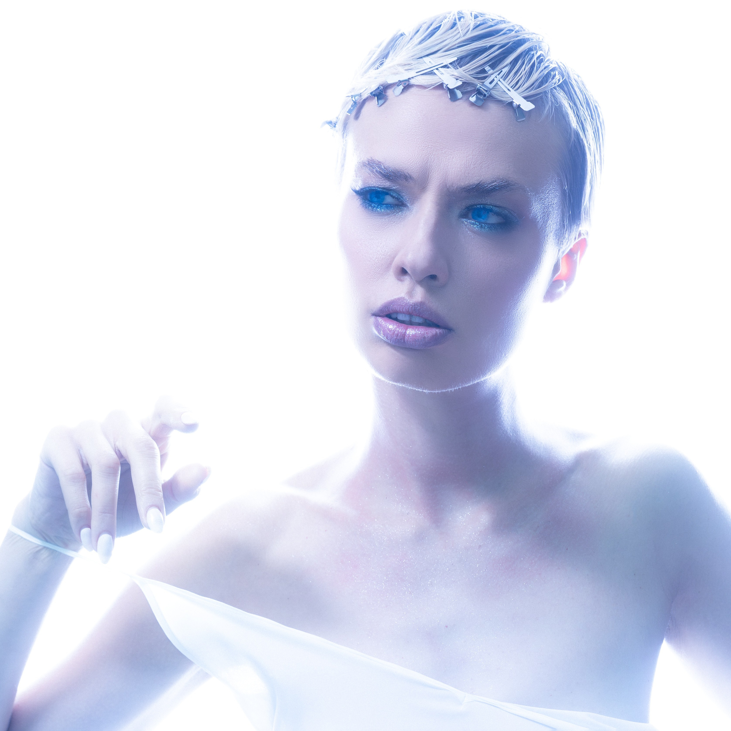 Winter story in cold colors and impressions. Denis Borovskikh photographer fine art fashion