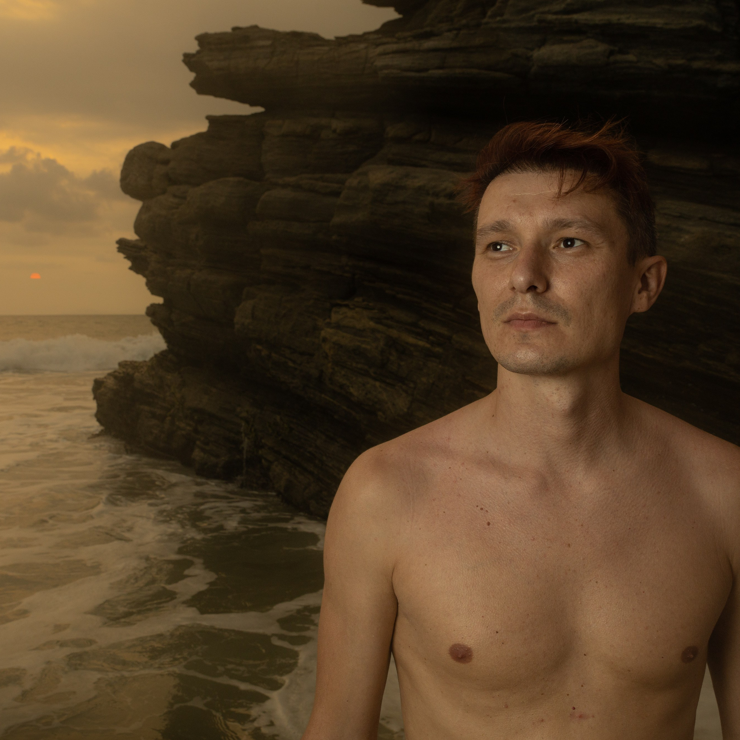 Portraits of men. Denis Borovskikh photographer fine art fashion