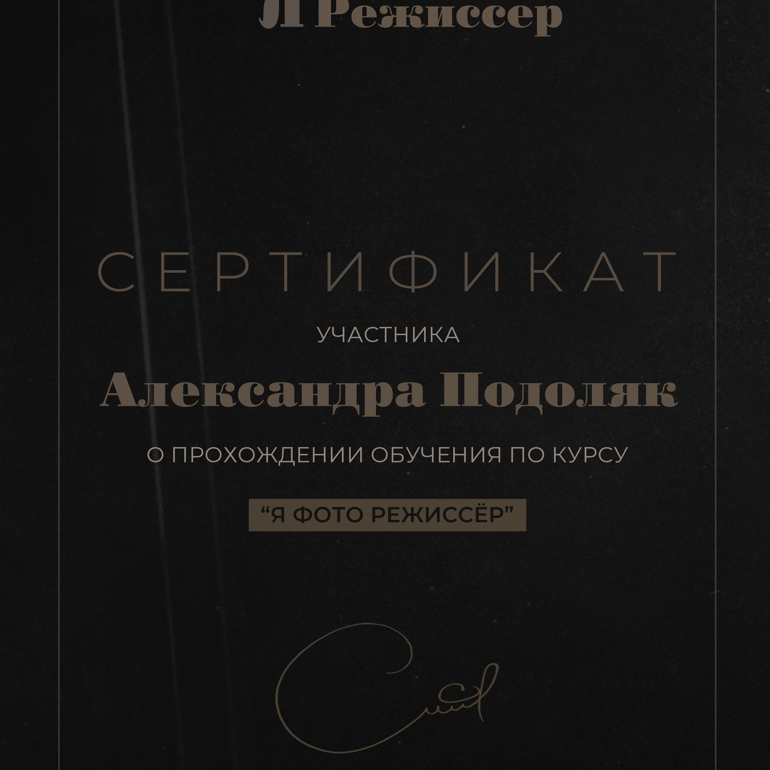 Дипломы/Достижения. Семейный и детский фотограф на Сицилии Подоляк Александра