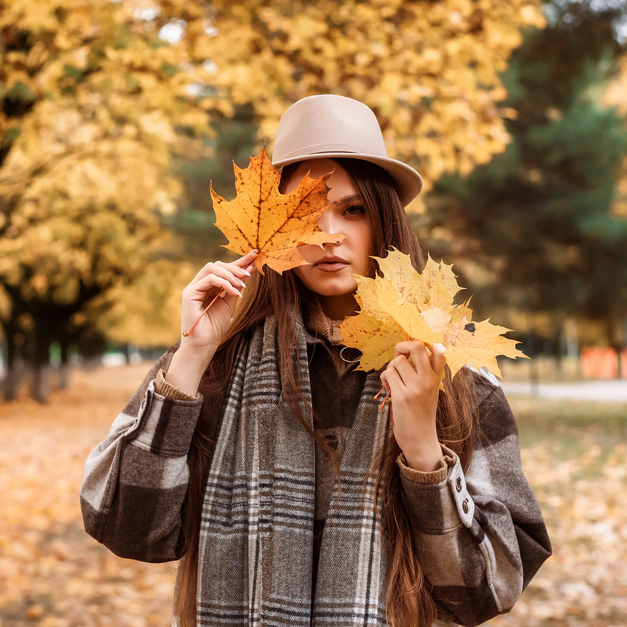 Прогулочная фотосессия, Фотопрогулка, Фотосессия на улице, Осенний портрет, Фотограф Брянск
