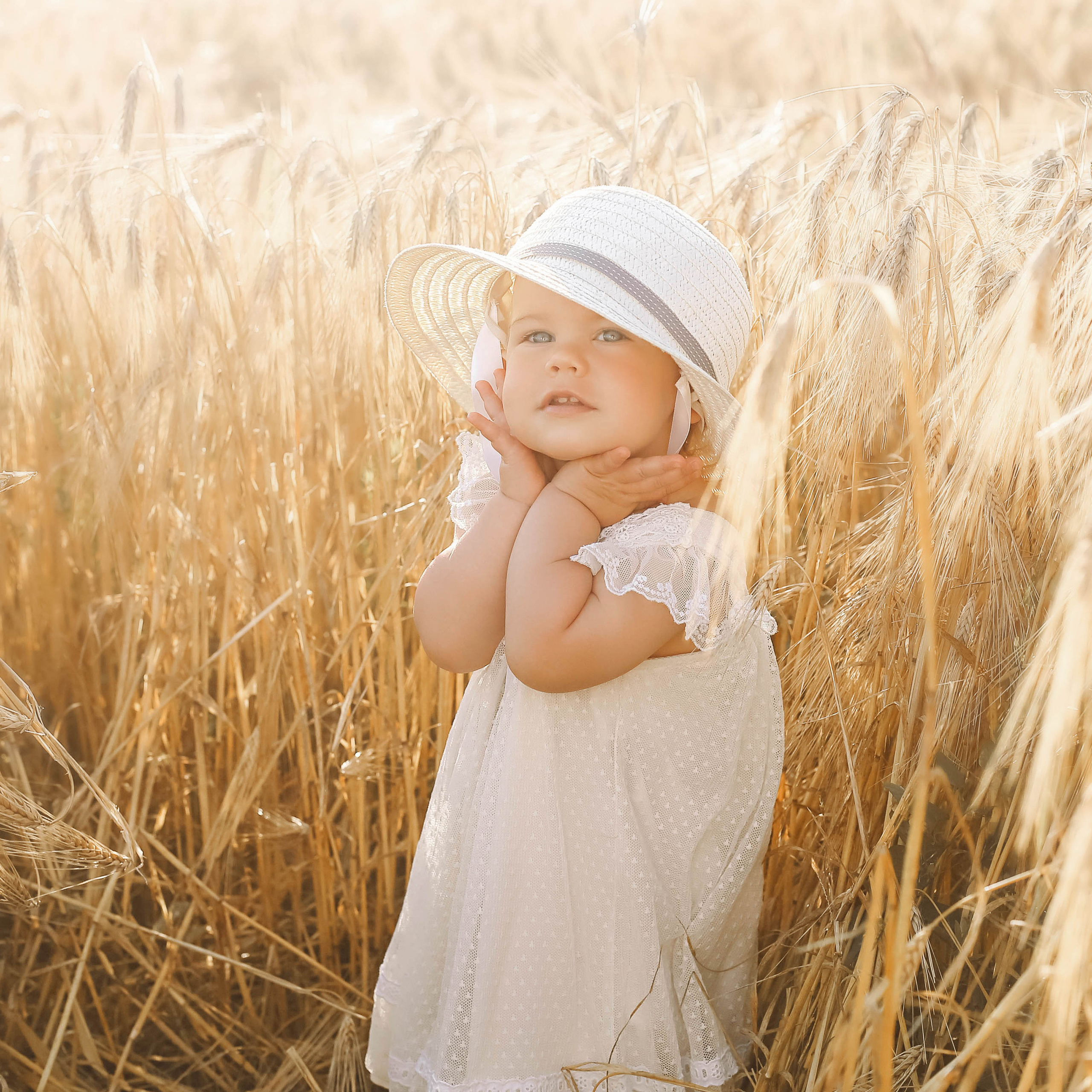 Полинка в пшенице