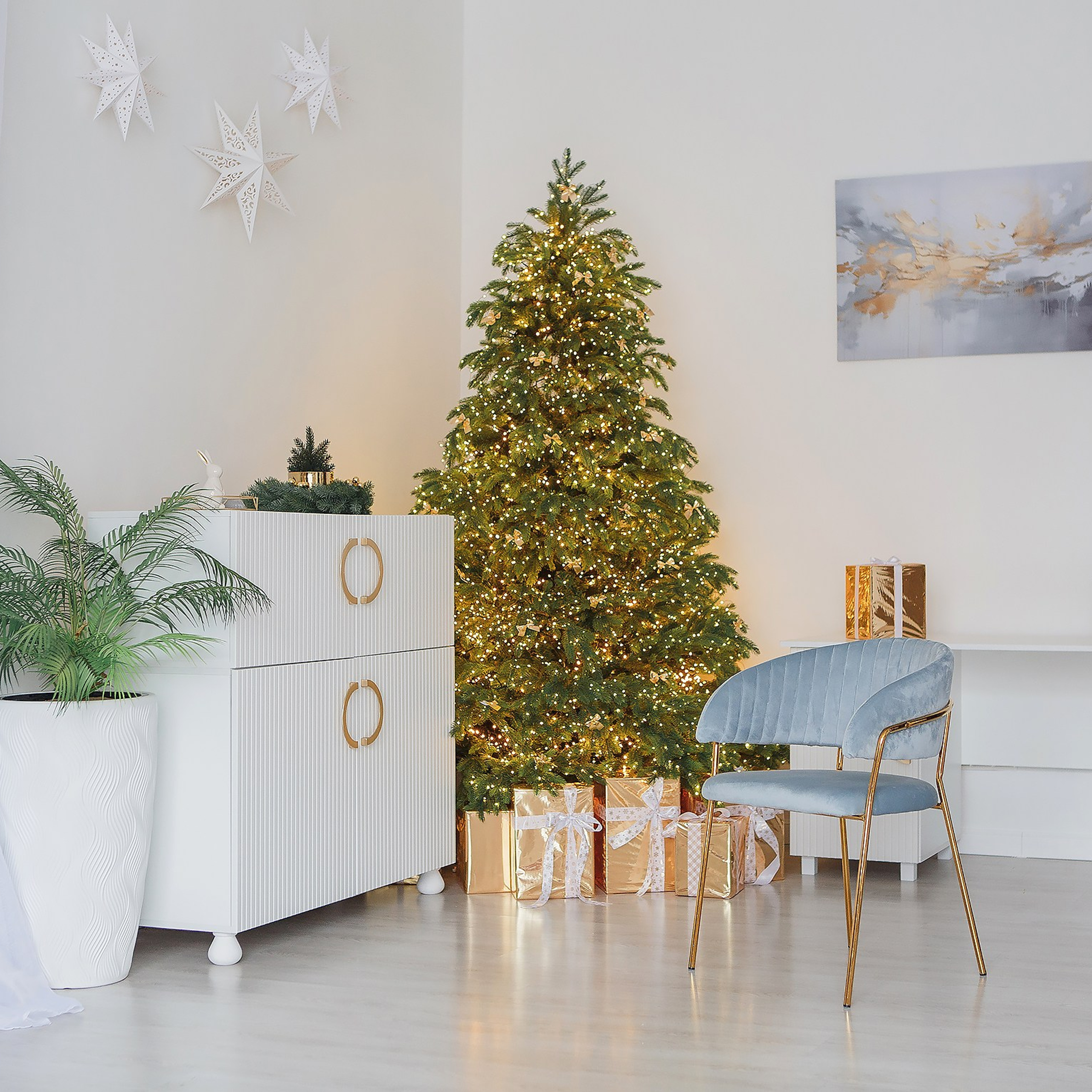 Смузи — зал Контент (циклорама и зона с елкой) Изумрудные Холмы