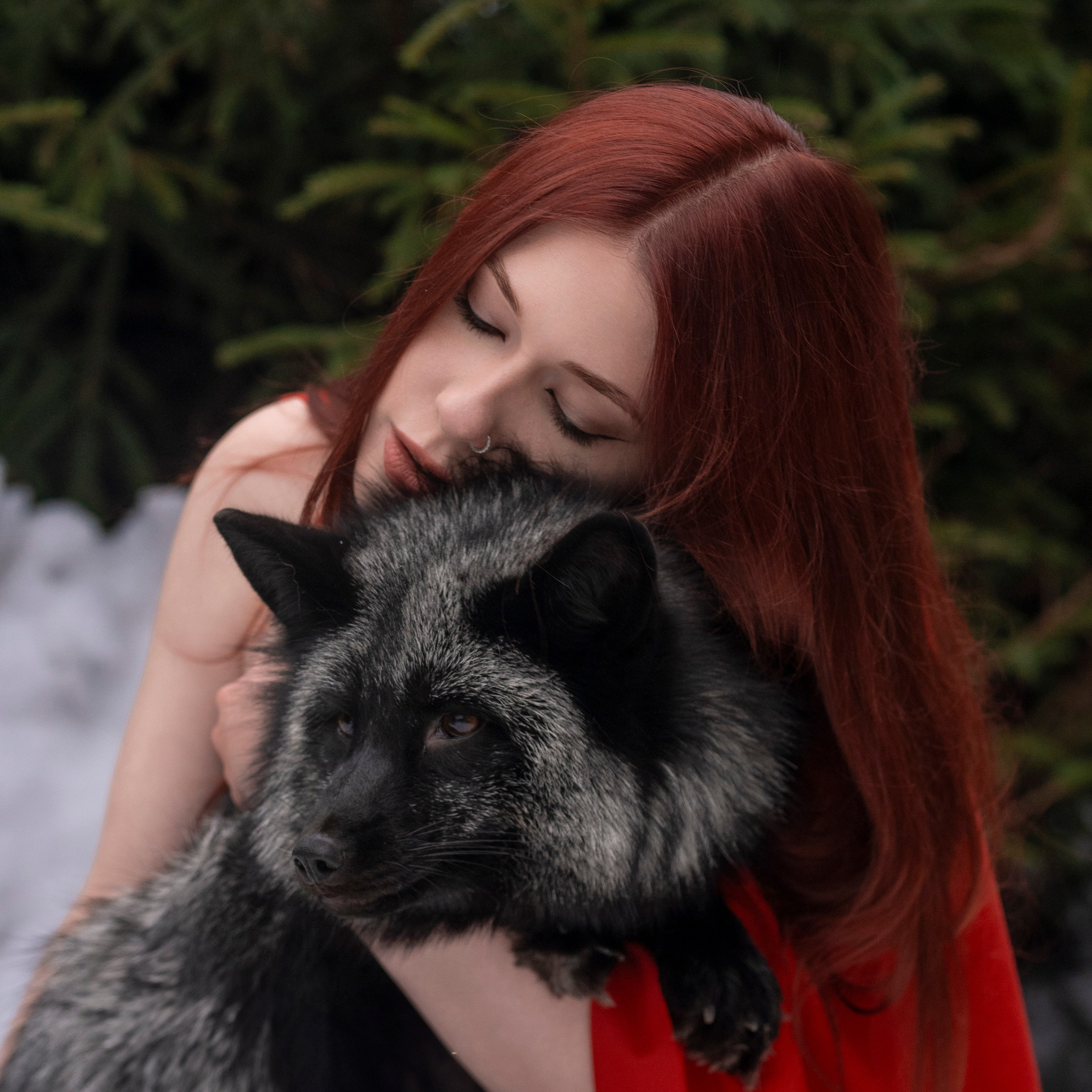 Лина и лис Мигель