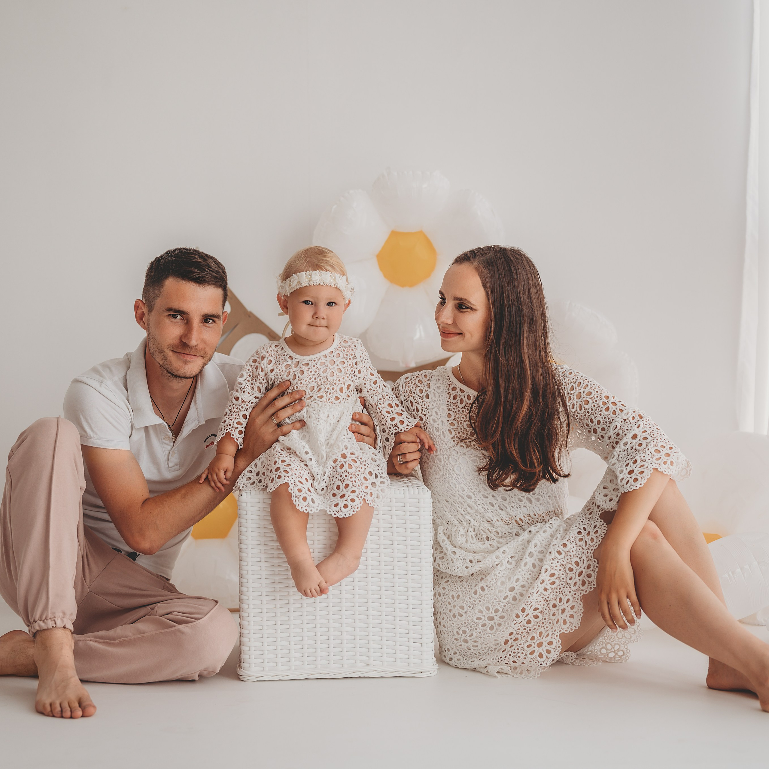 Семейные фото в минимализме