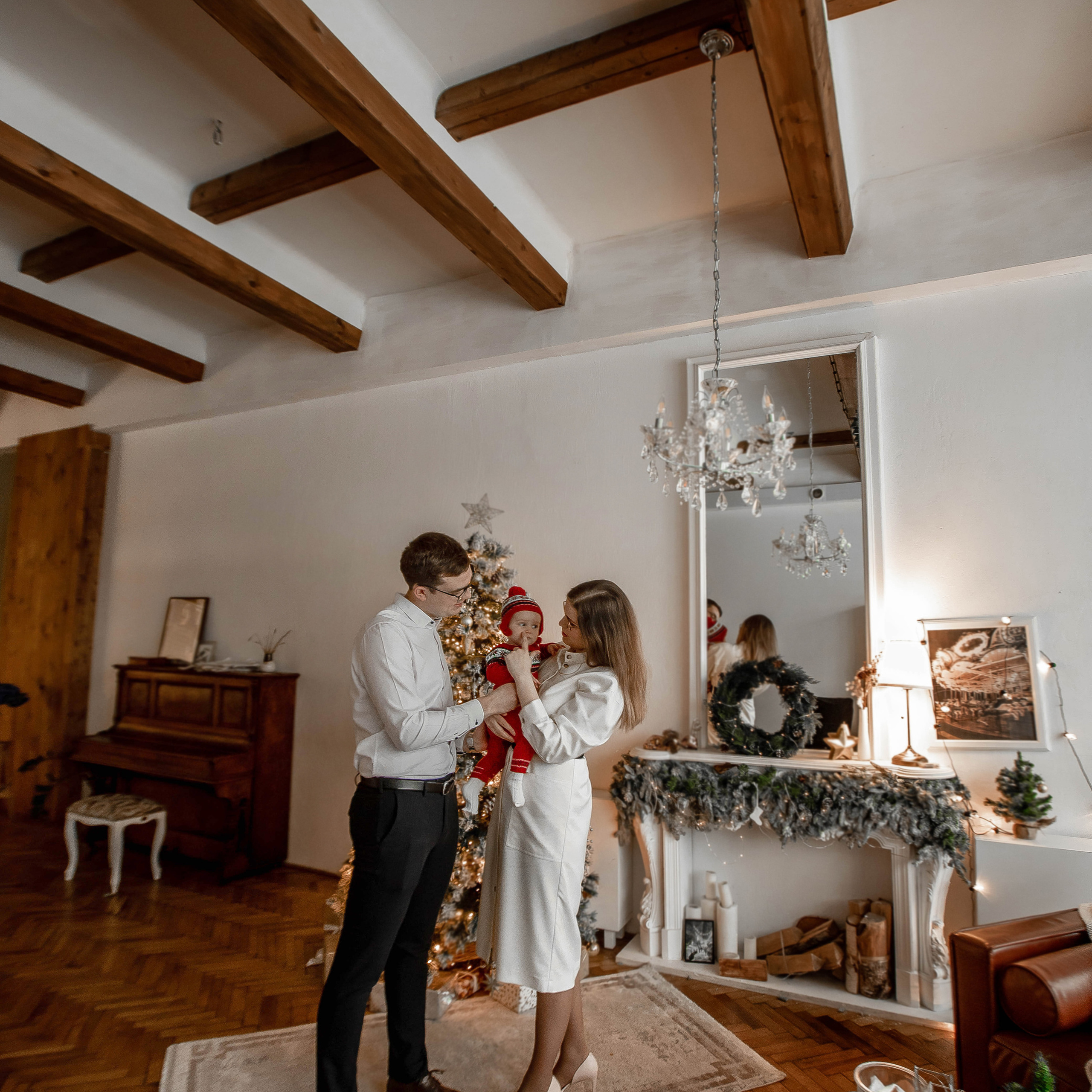 Дружная семейная фотосессия