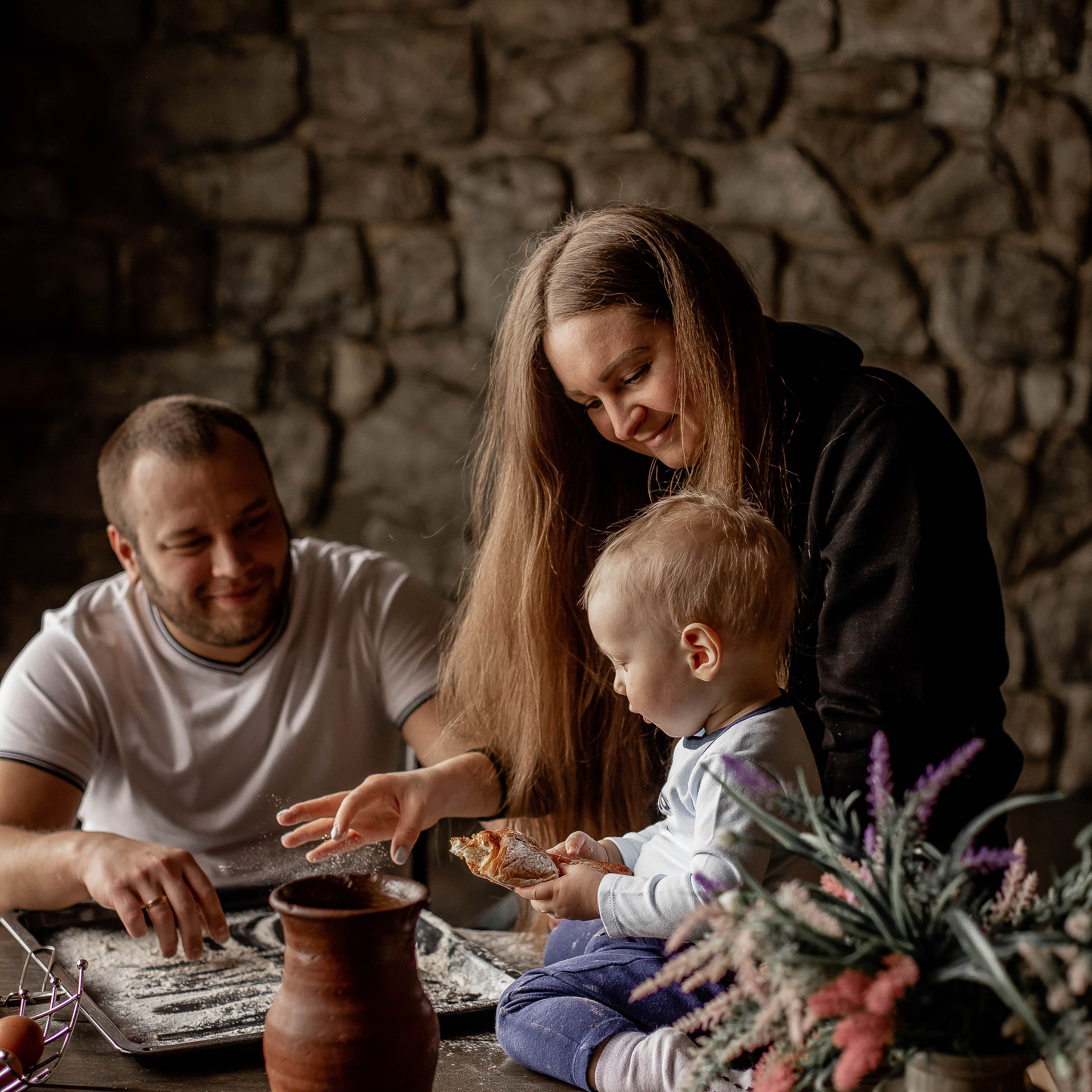 Дмитрий, Лена и Валерка
