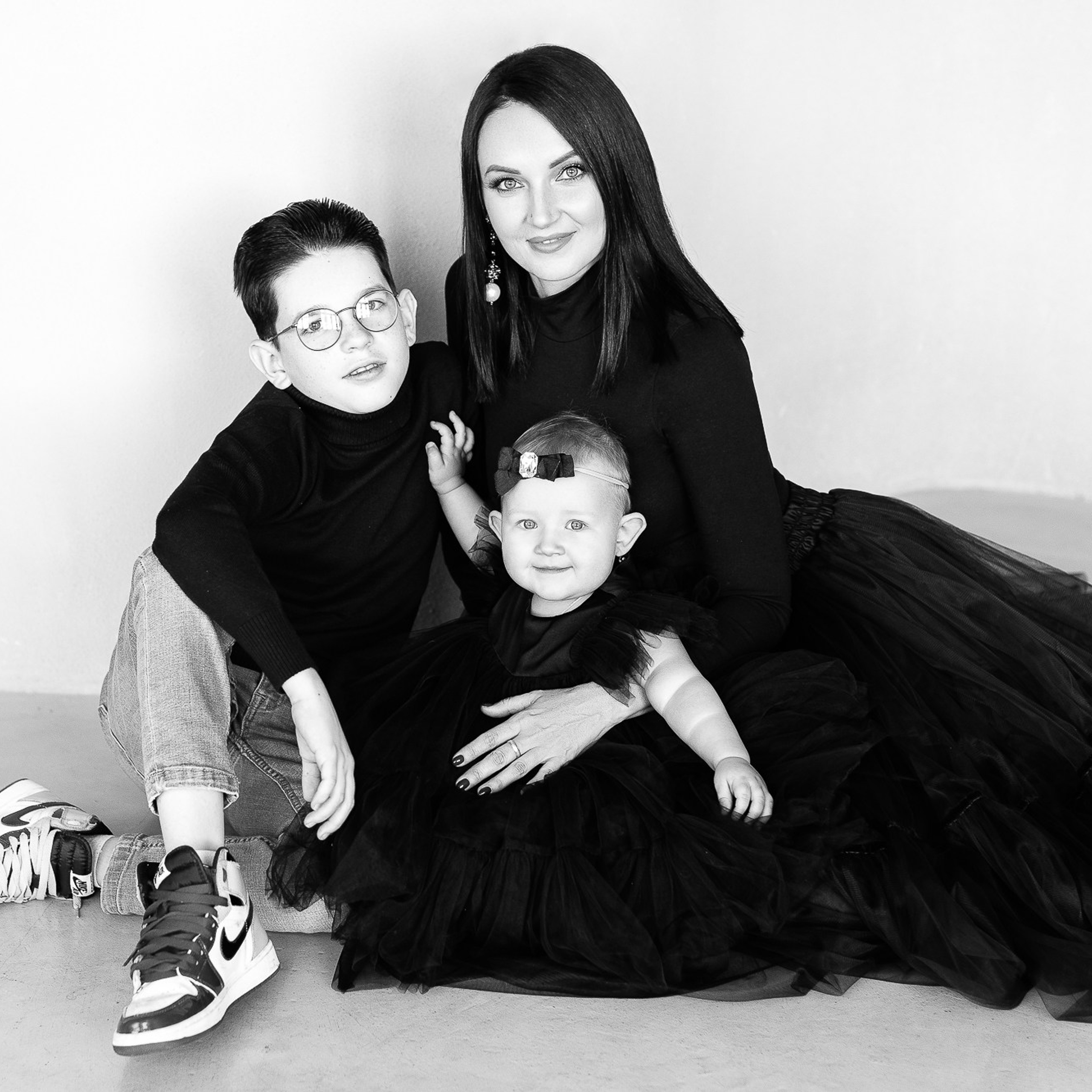 Кристина с детьми