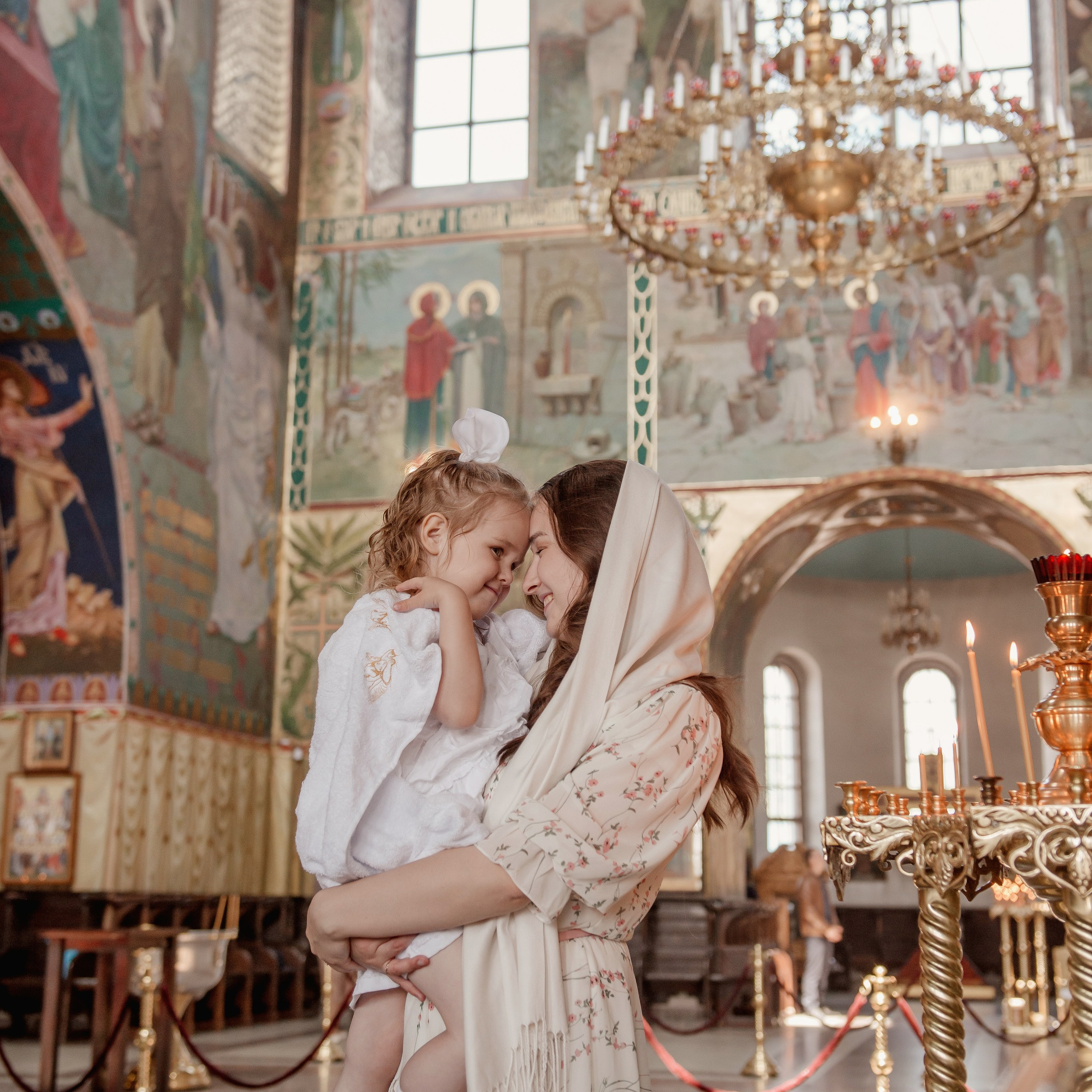 Таинство Крещения Олеси, Покровский Кафедральный Собор, г. Шахты