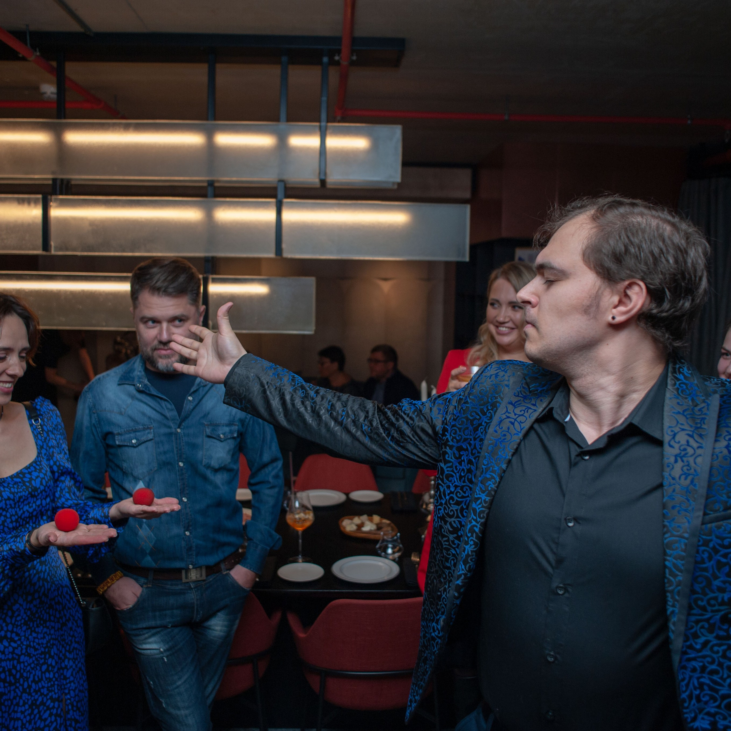 день рождения в ресторане Ognivo