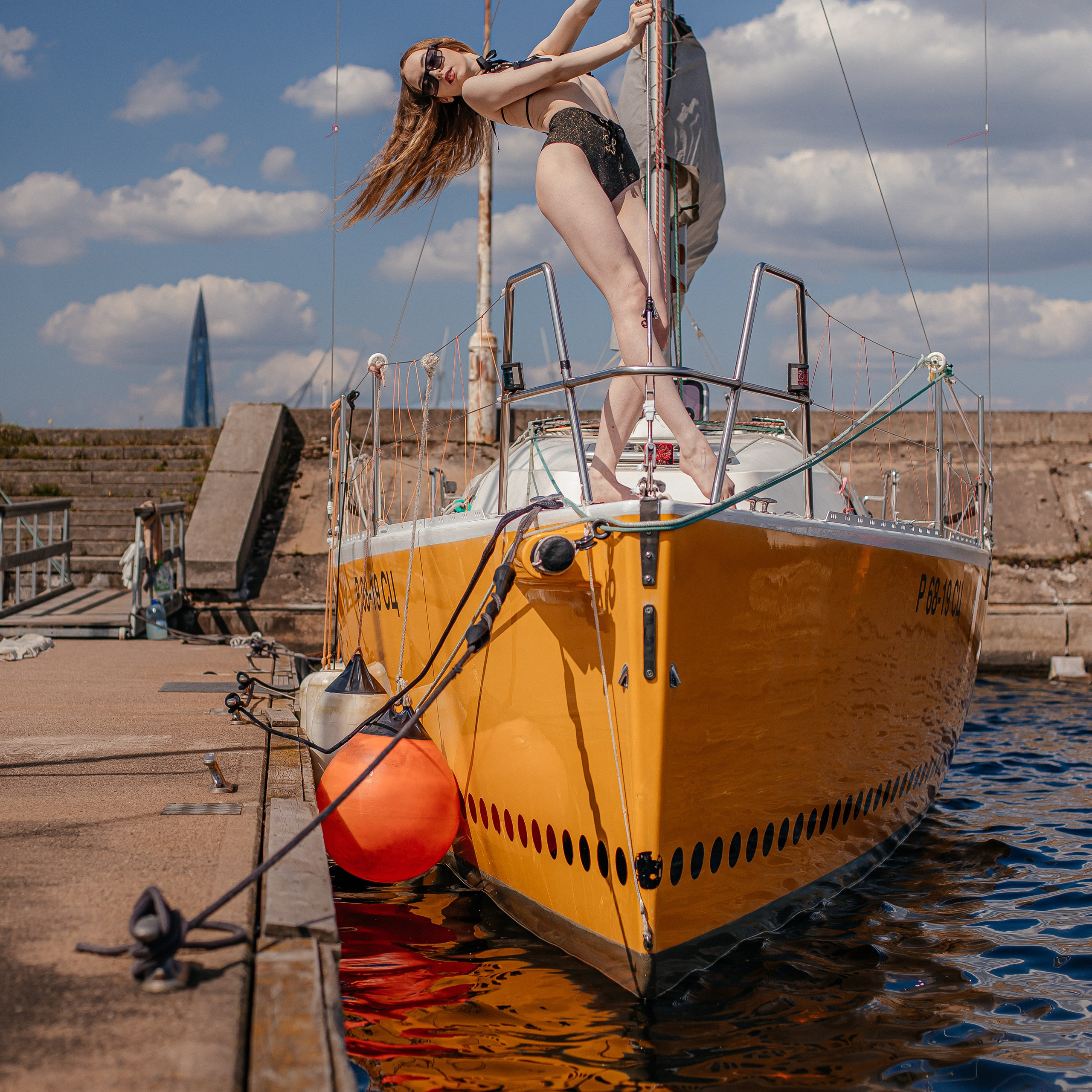 девушки на яхте 2024