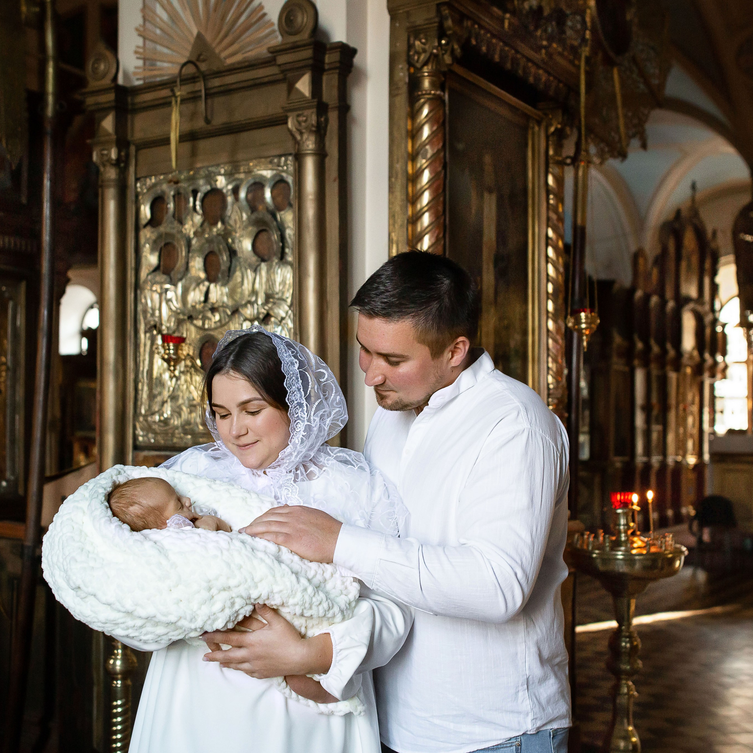 Крещение в храме Архангела Михаила с Загорново