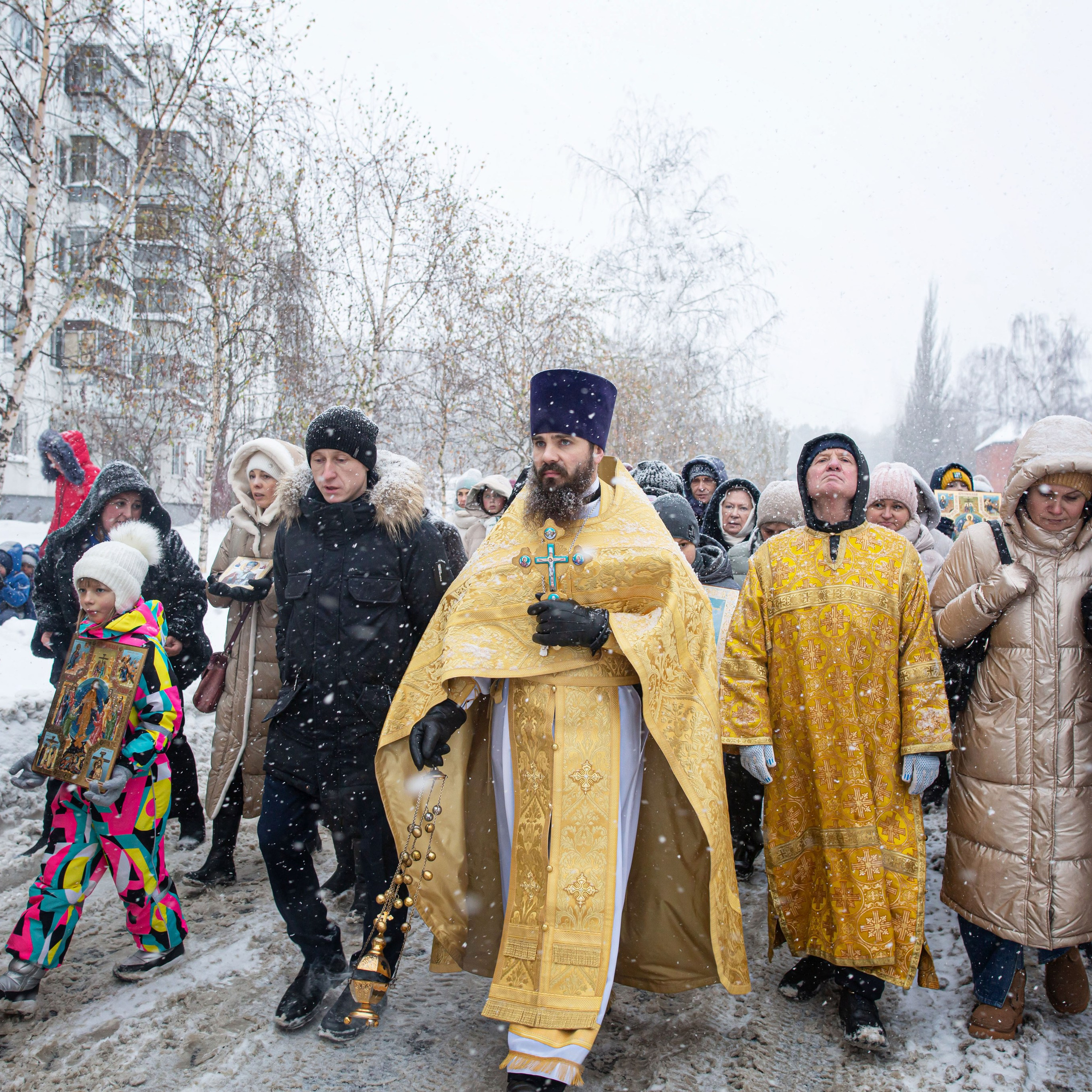 Крестный ход по д. Островцы Раменского городского округа