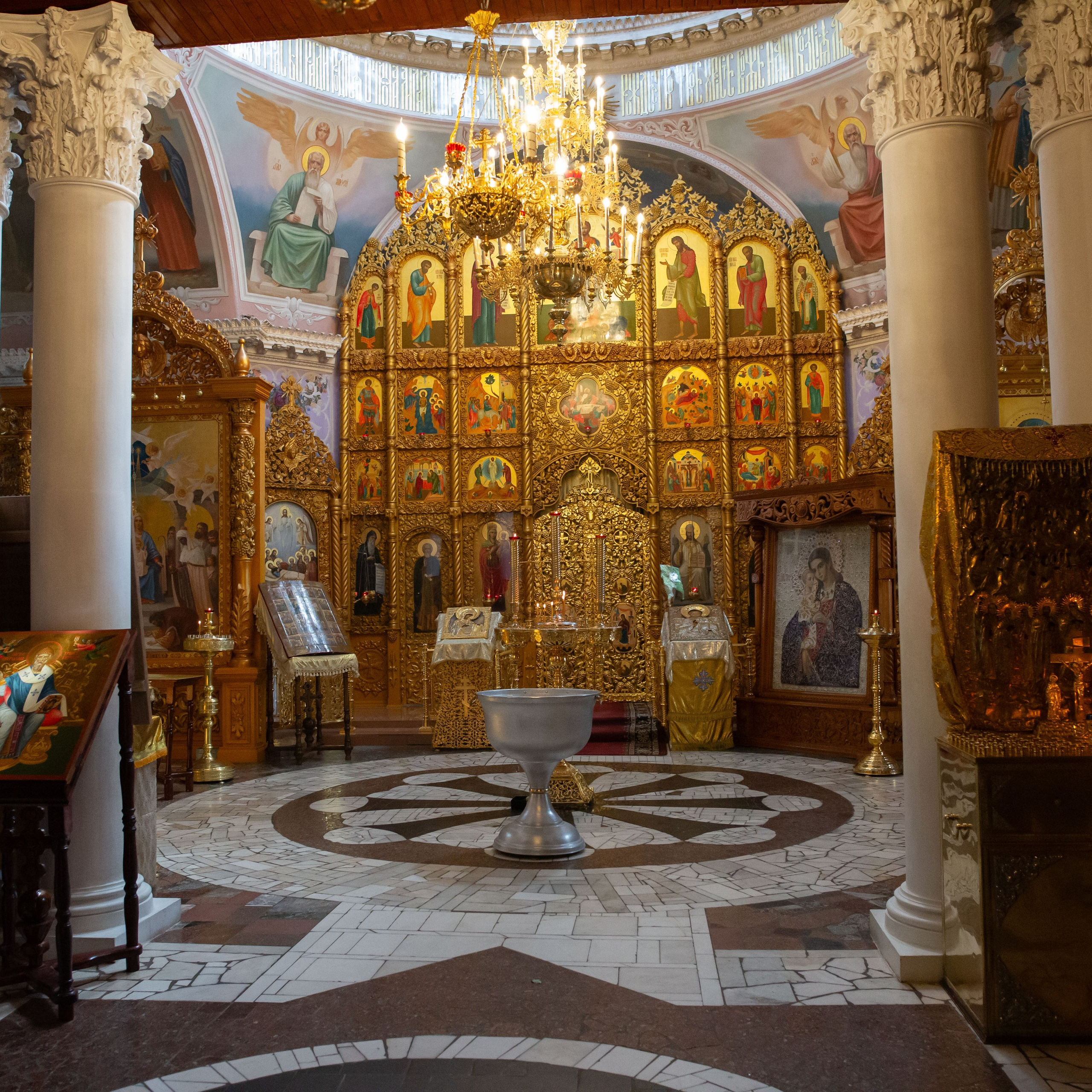 Крещение Амелии. Храм Рождества Христова в с. Михалево