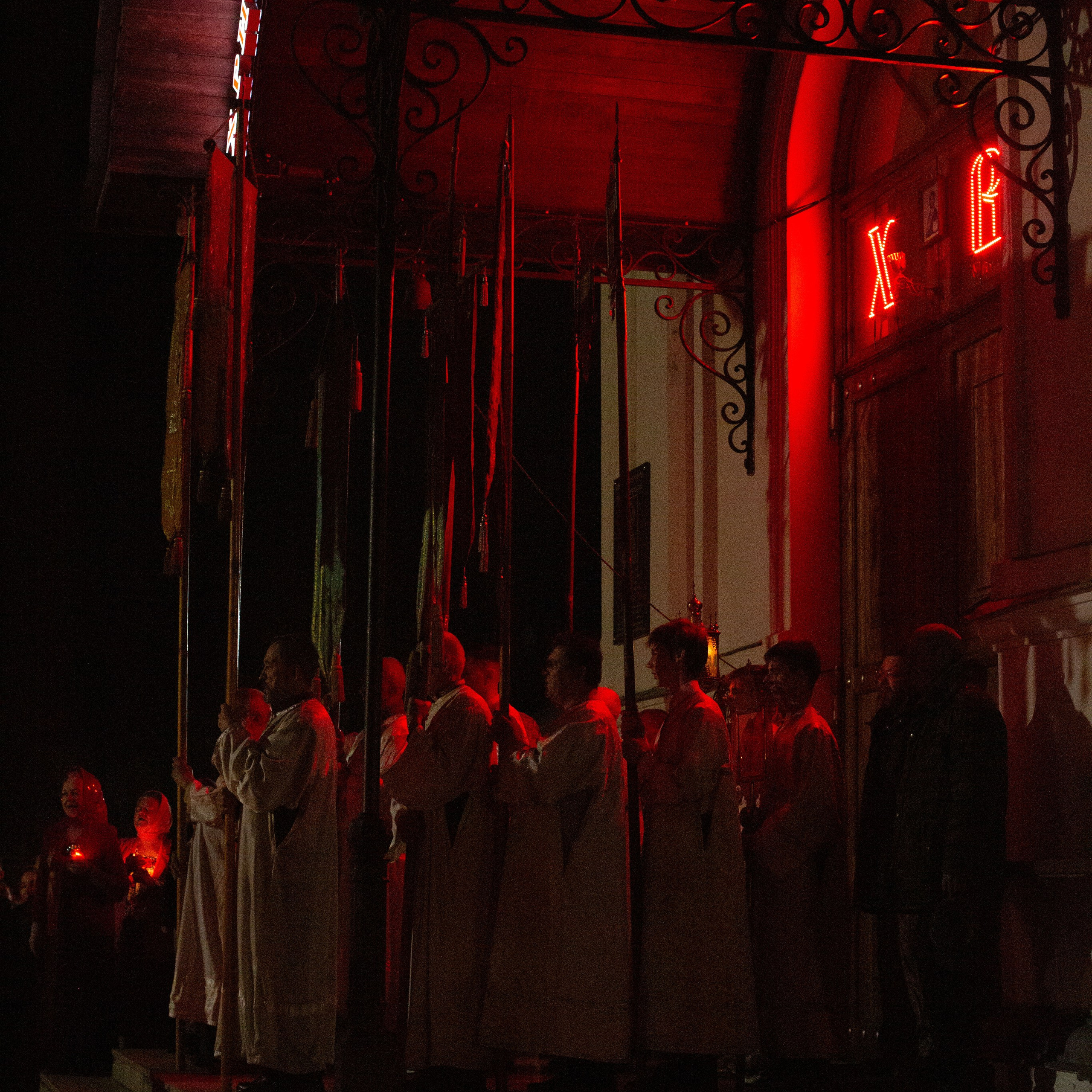 Пасха Воскресенский храм с Ашитково и ярмарка около храма