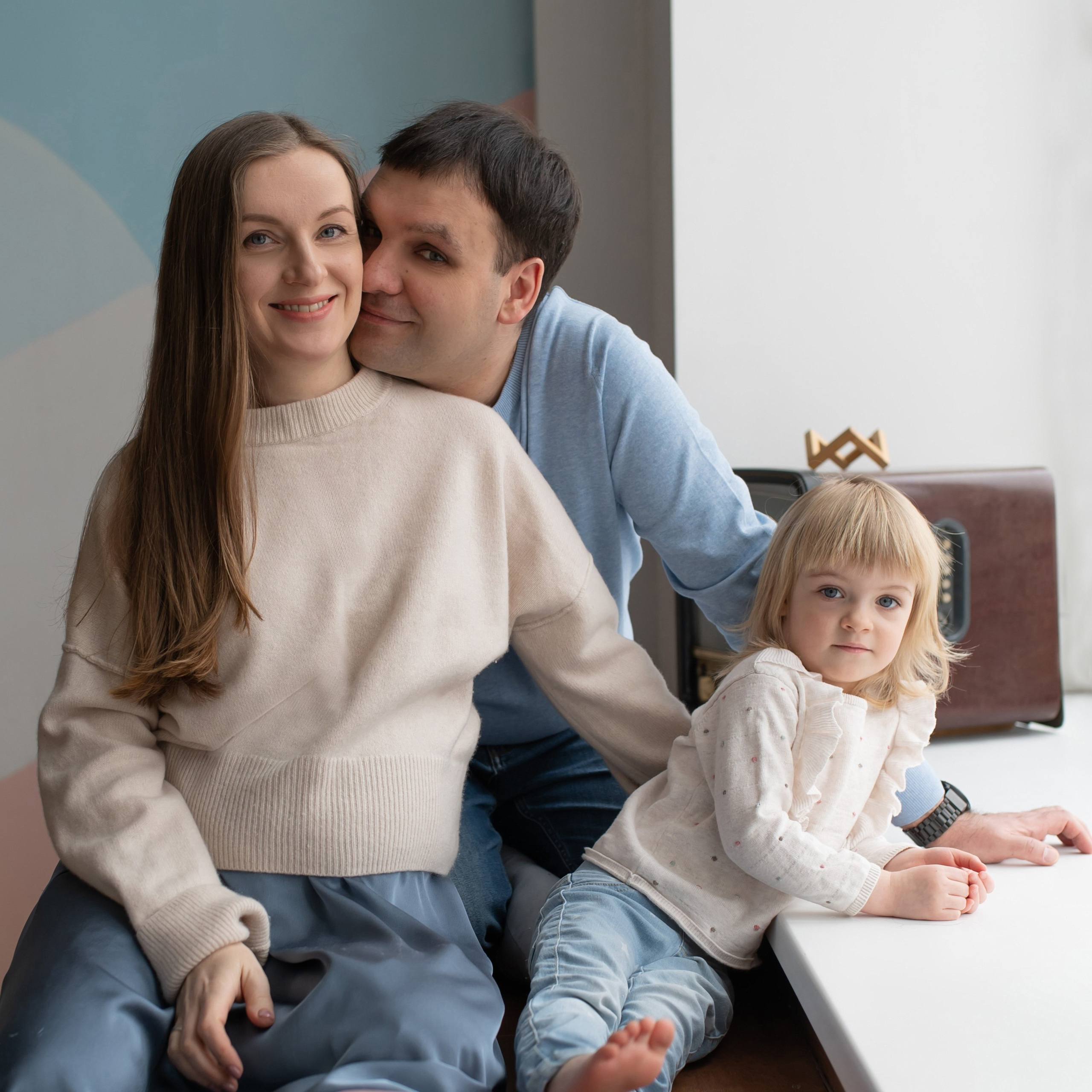 Семейная съемка в студии