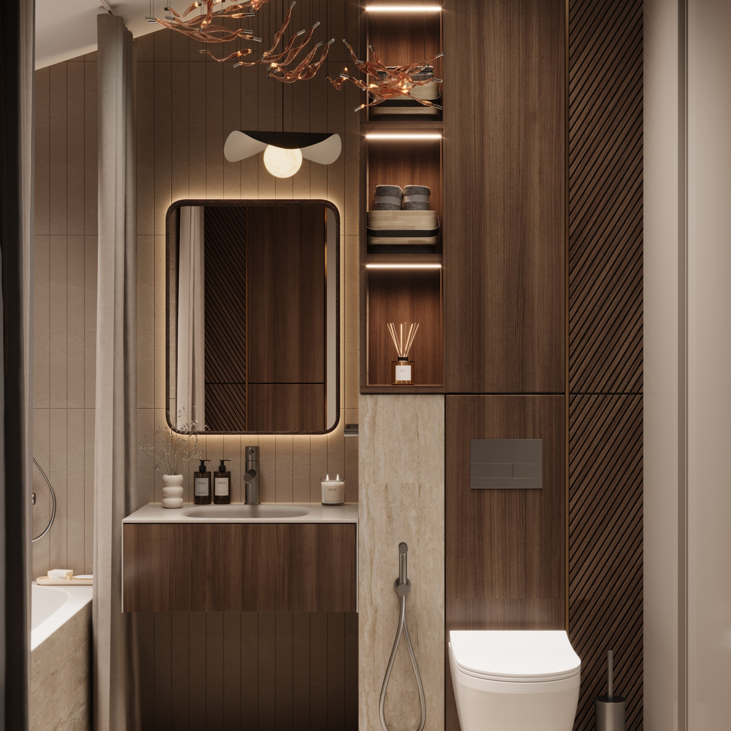 Bath «Reflet d'Opale». Портфолио 3D визуализатора