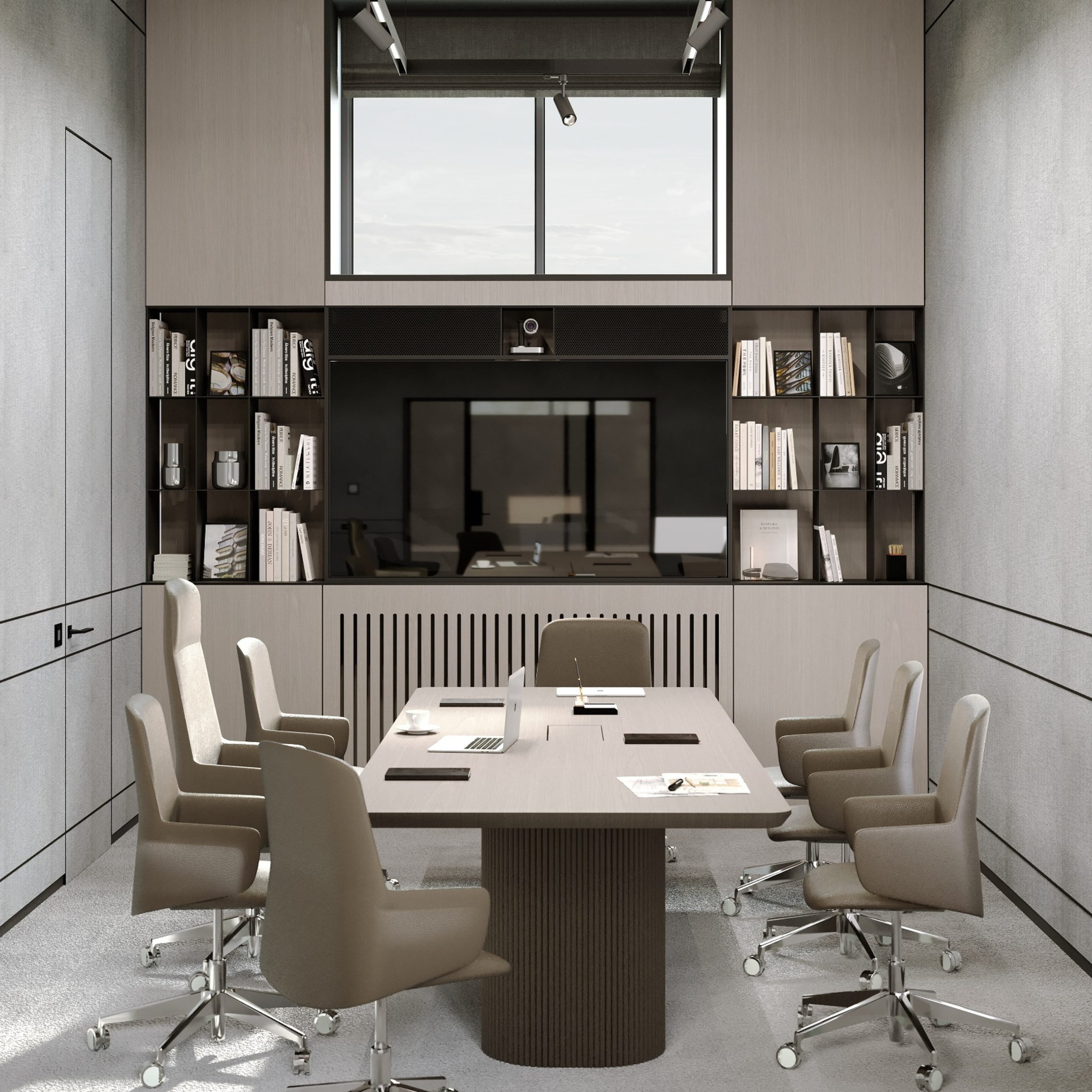 Офис Level — 2023 год. Портфолио 3D визуализатора